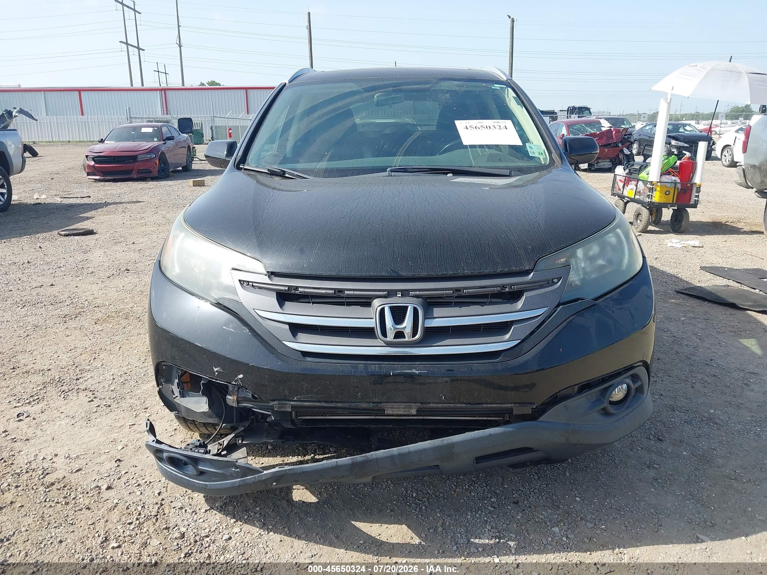 2014 Honda Cr-v Ex-l Black vin: 2HKRM4H71EH675760