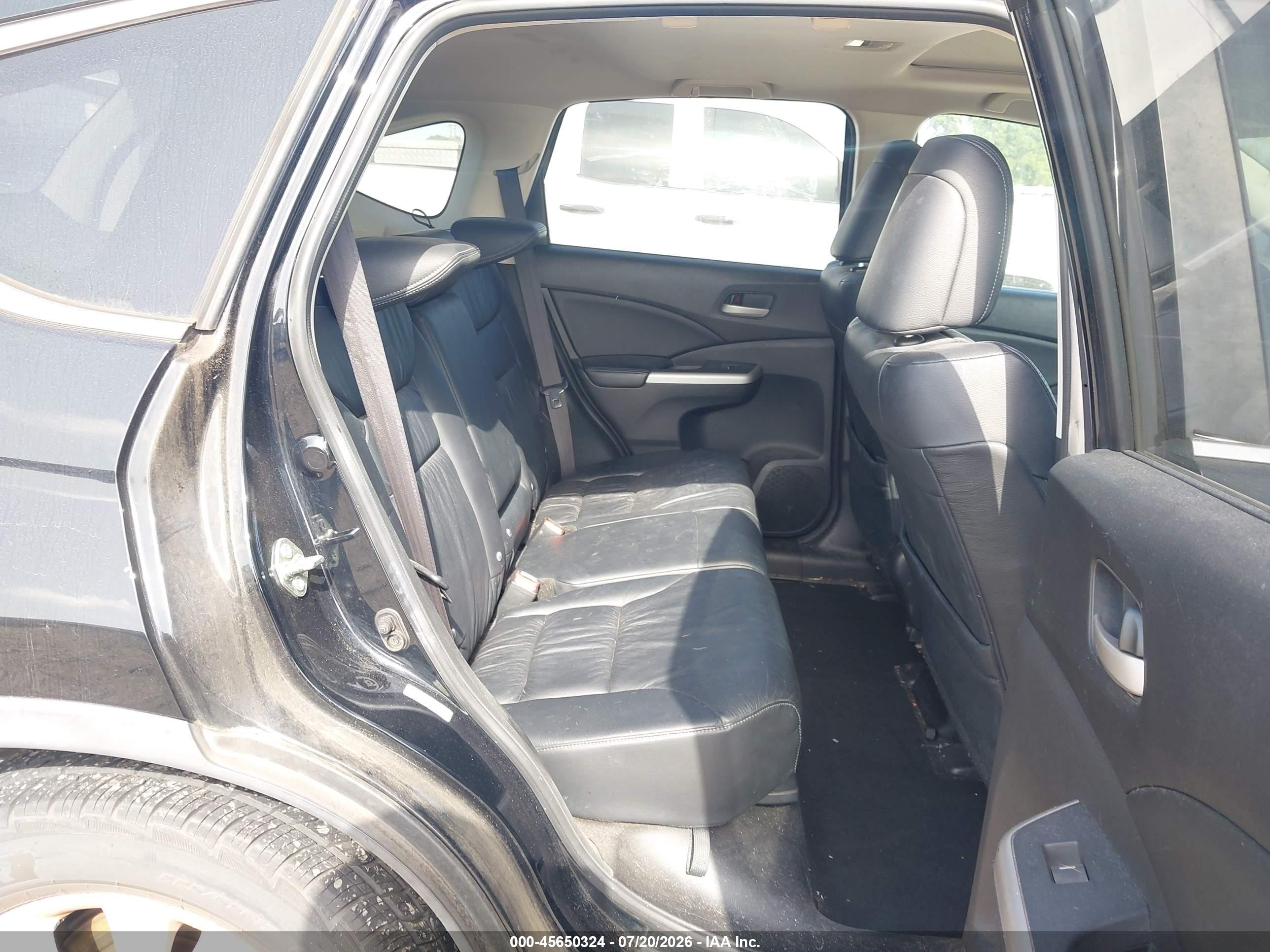 2014 Honda Cr-v Ex-l Black vin: 2HKRM4H71EH675760