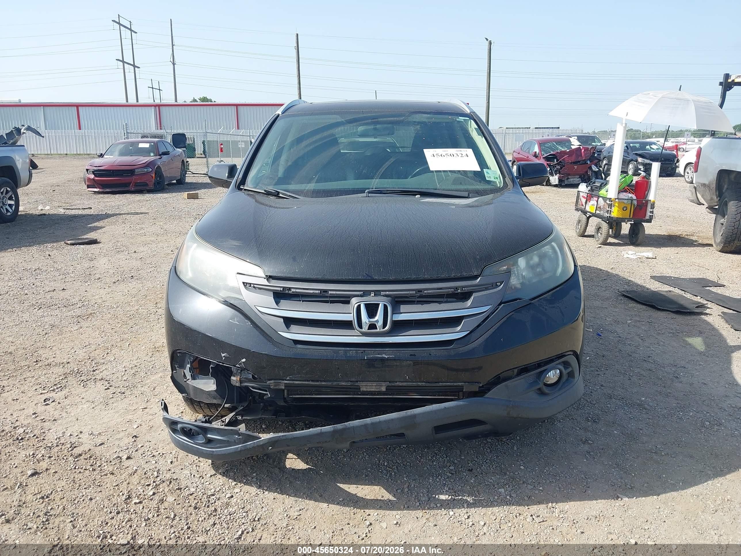 2014 Honda Cr-v Ex-l Black vin: 2HKRM4H71EH675760