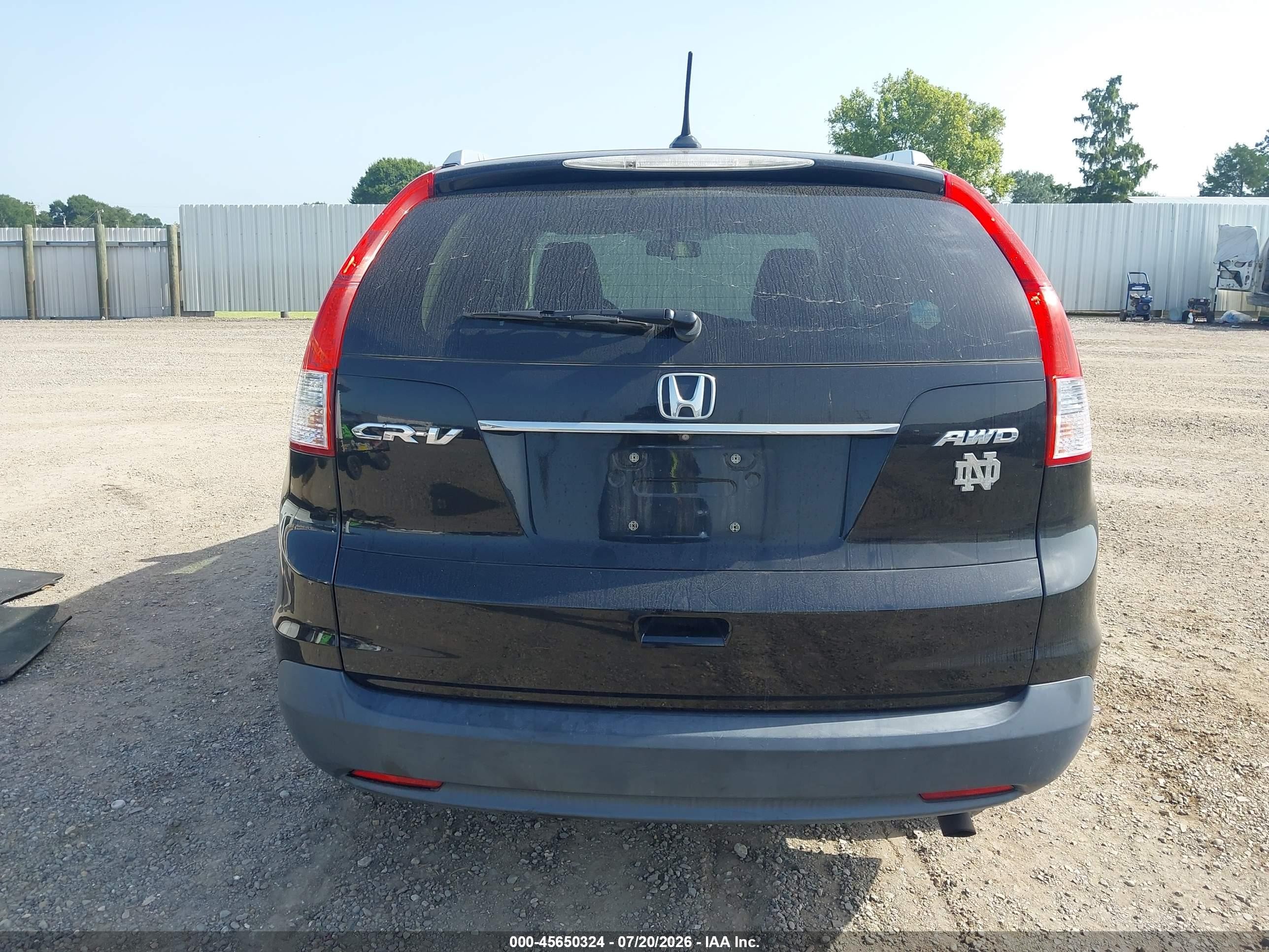 2014 Honda Cr-v Ex-l Black vin: 2HKRM4H71EH675760