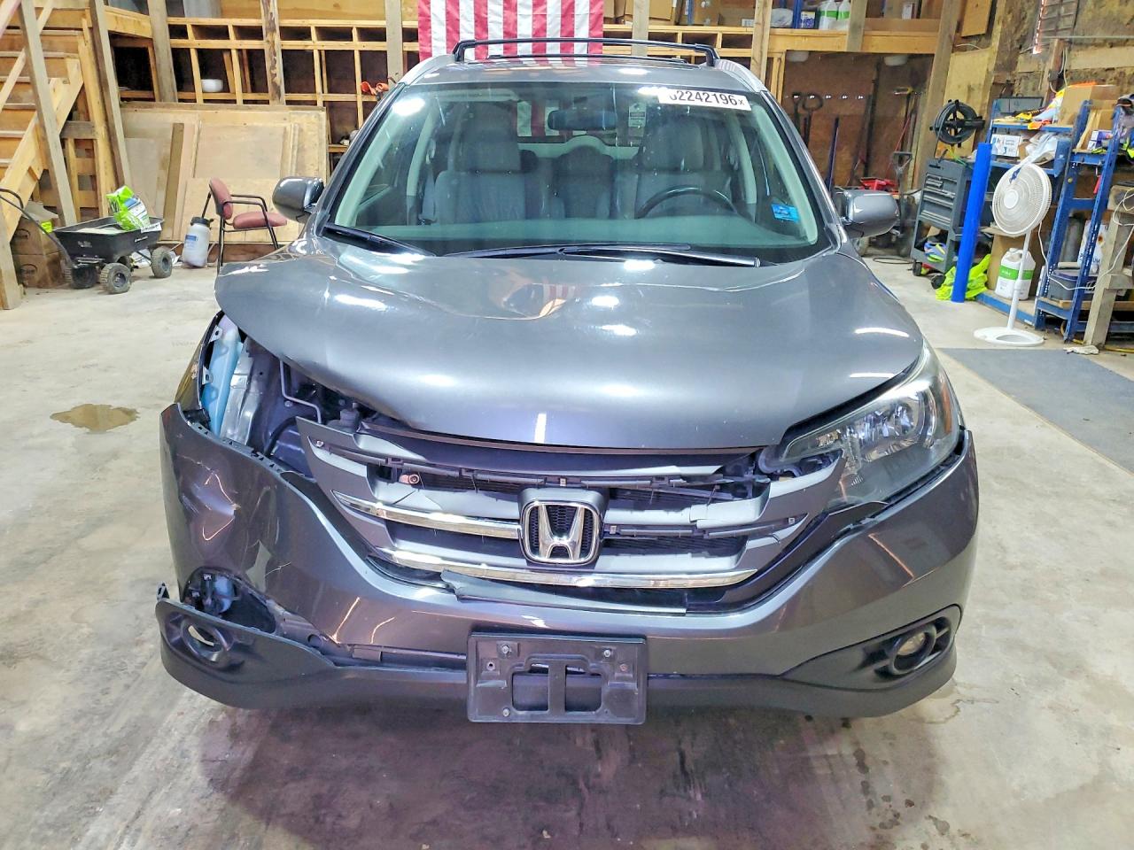 2014 Honda Cr-v Exl Gray vin: 2HKRM4H71EH688895