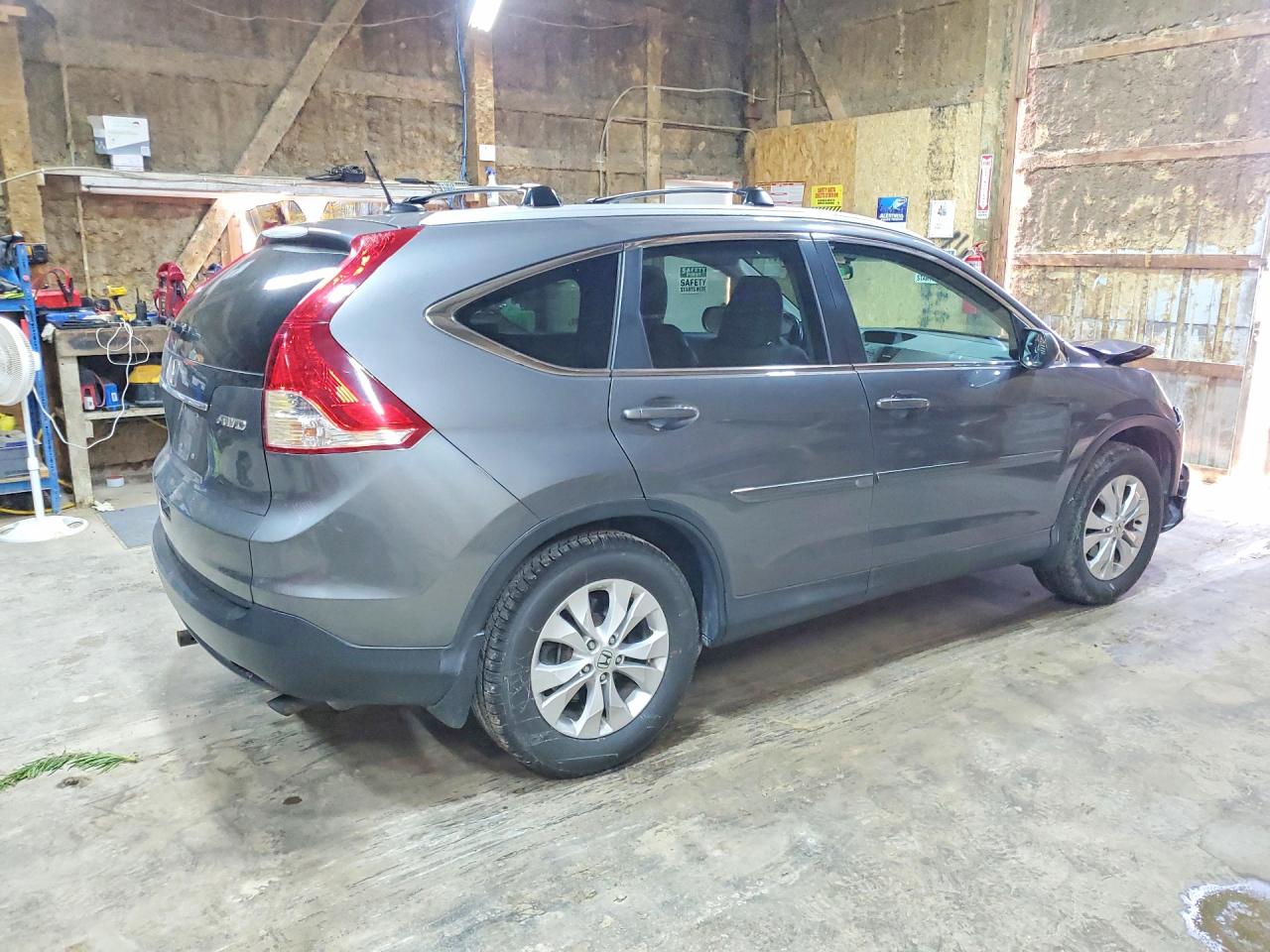2014 Honda Cr-v Exl Gray vin: 2HKRM4H71EH688895