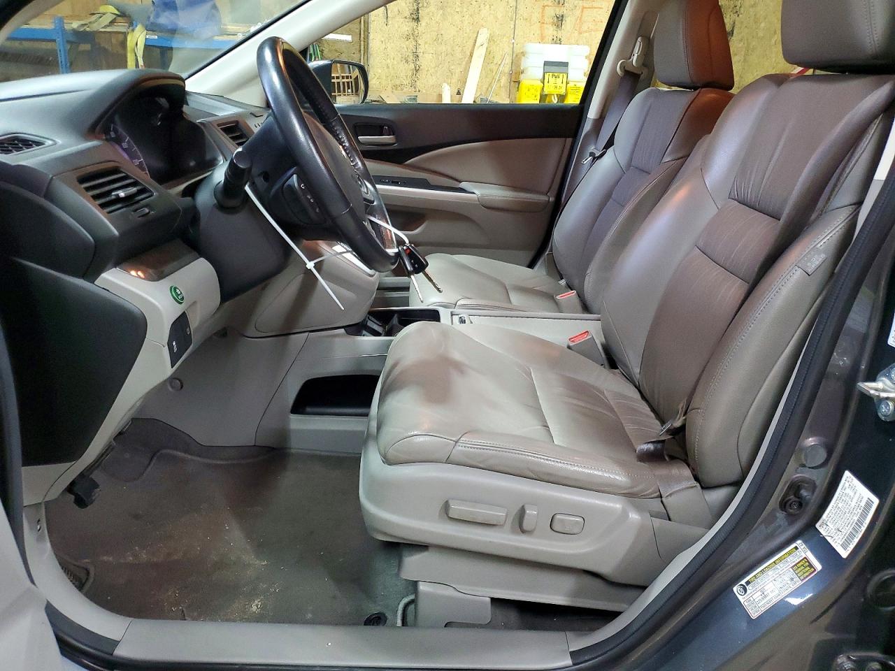 2014 Honda Cr-v Exl Gray vin: 2HKRM4H71EH688895