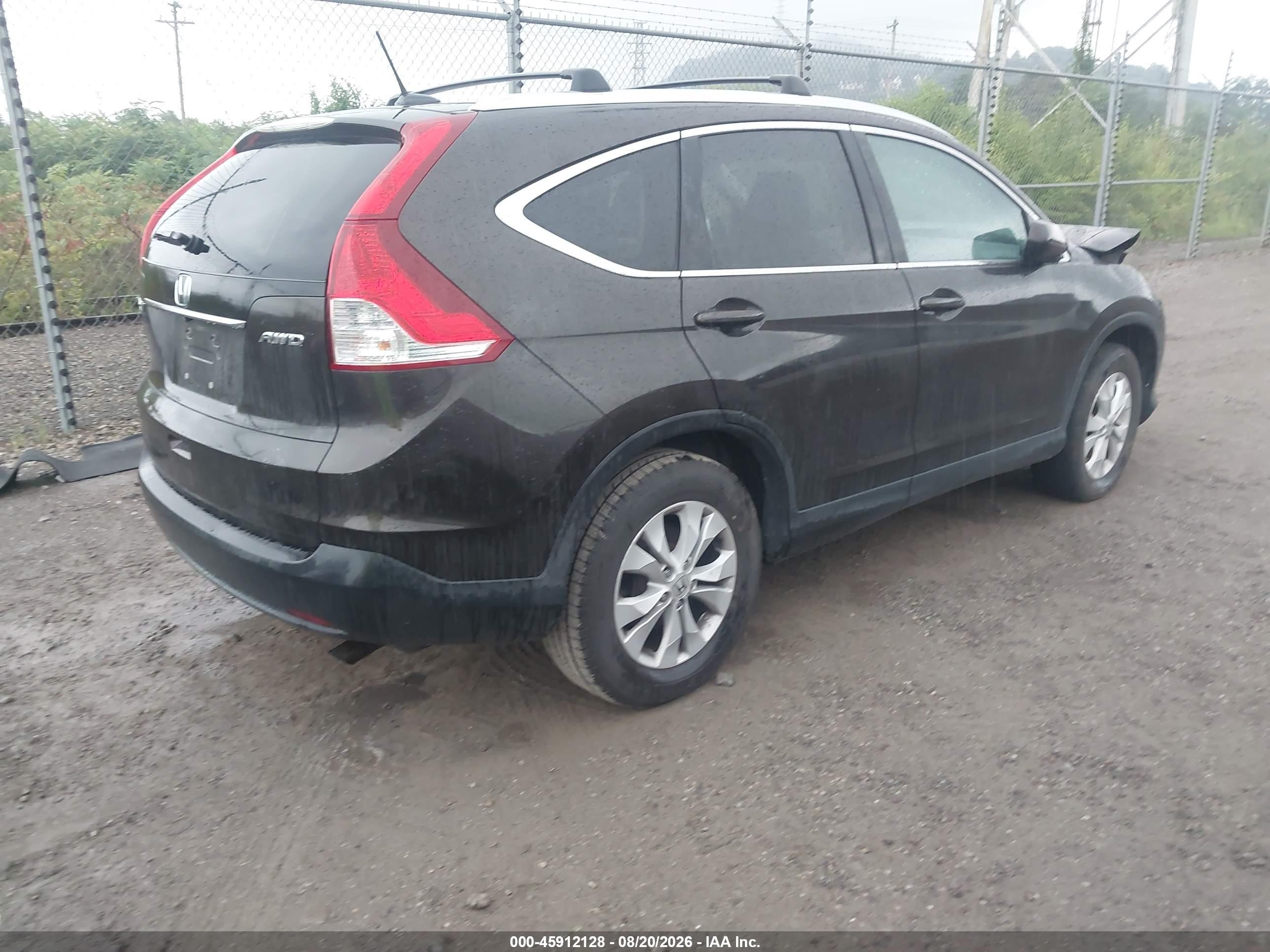 2014 Honda Cr-v Ex-l Brown vin: 2HKRM4H71EH697550