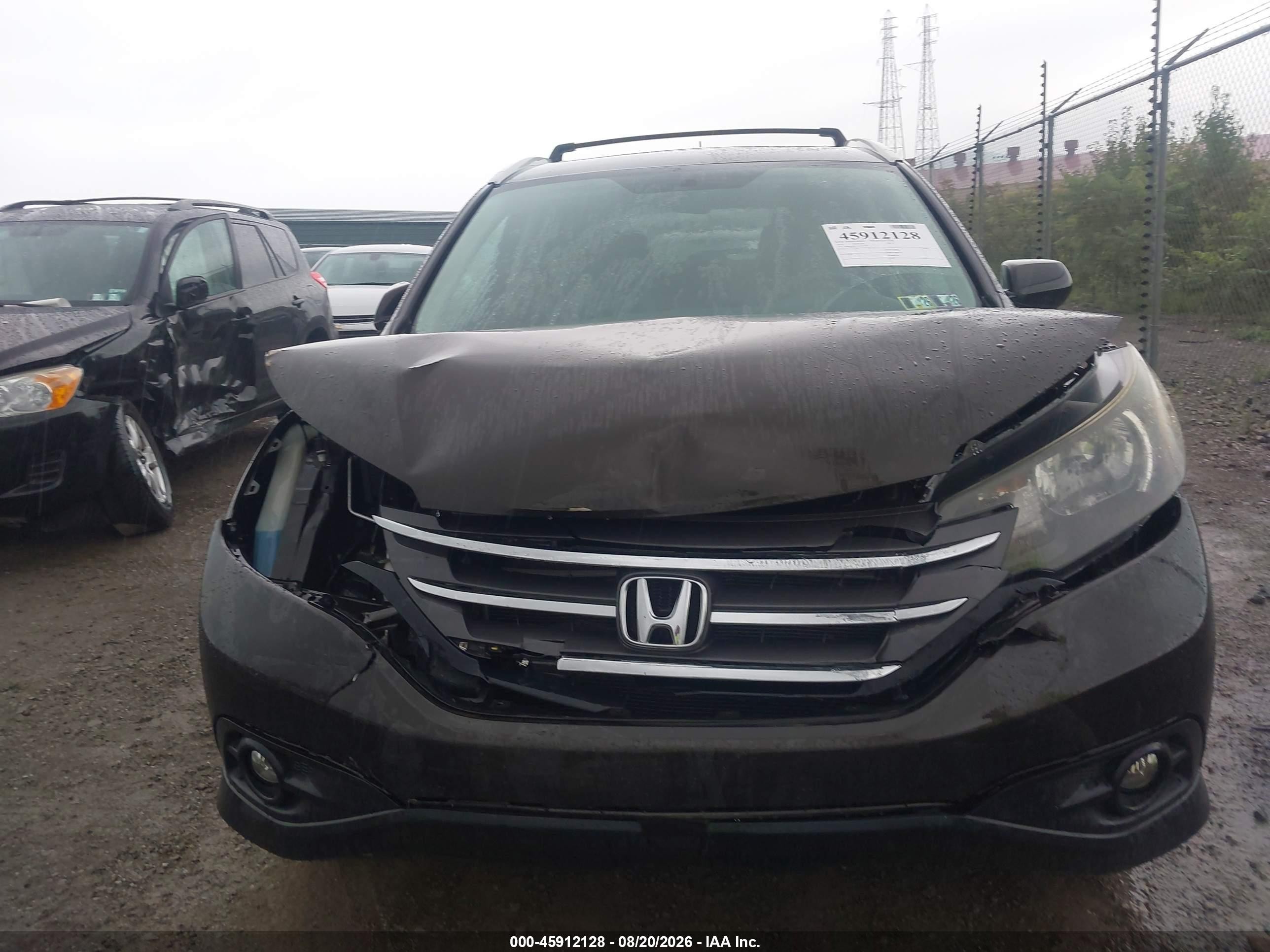 2014 Honda Cr-v Ex-l Brown vin: 2HKRM4H71EH697550