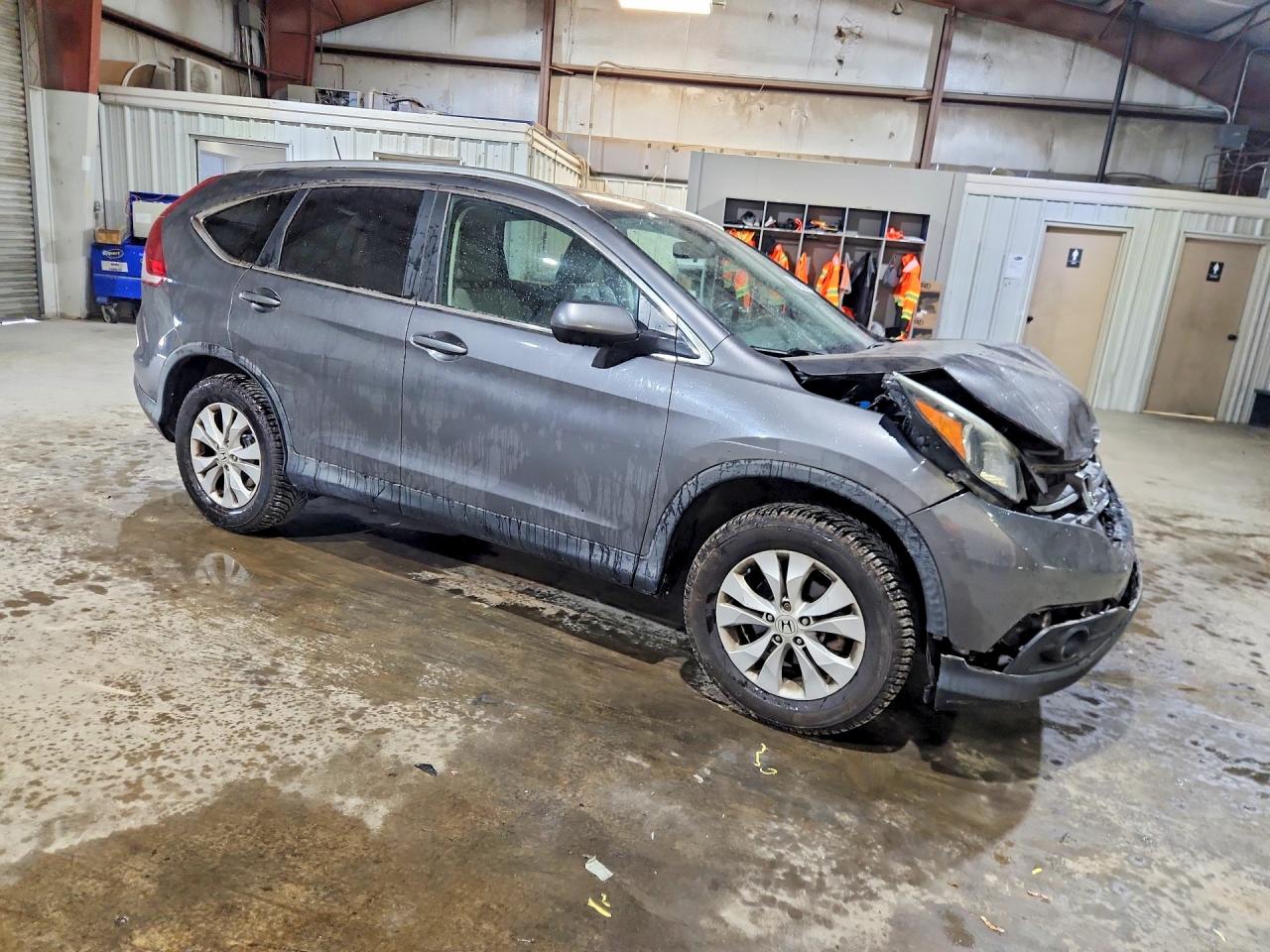 2014 Honda Cr-v Exl Gray vin: 2HKRM4H71EH708000