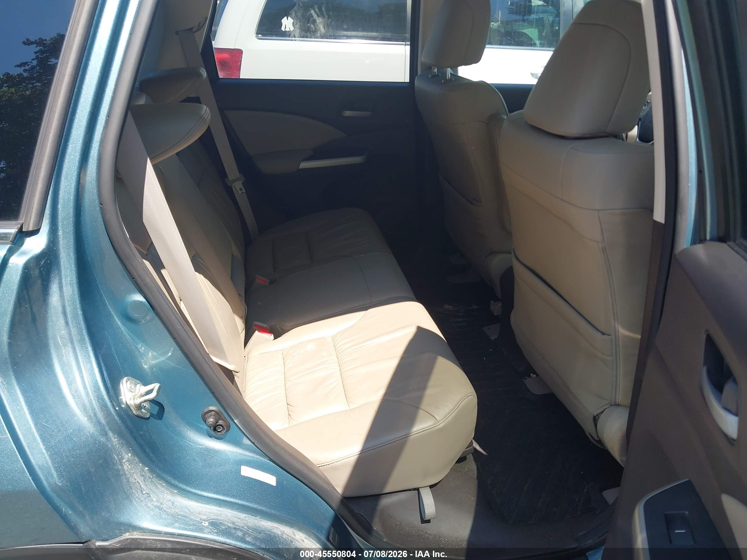 2014 Honda Cr-v Ex-l Blue vin: 2HKRM4H71EH715805
