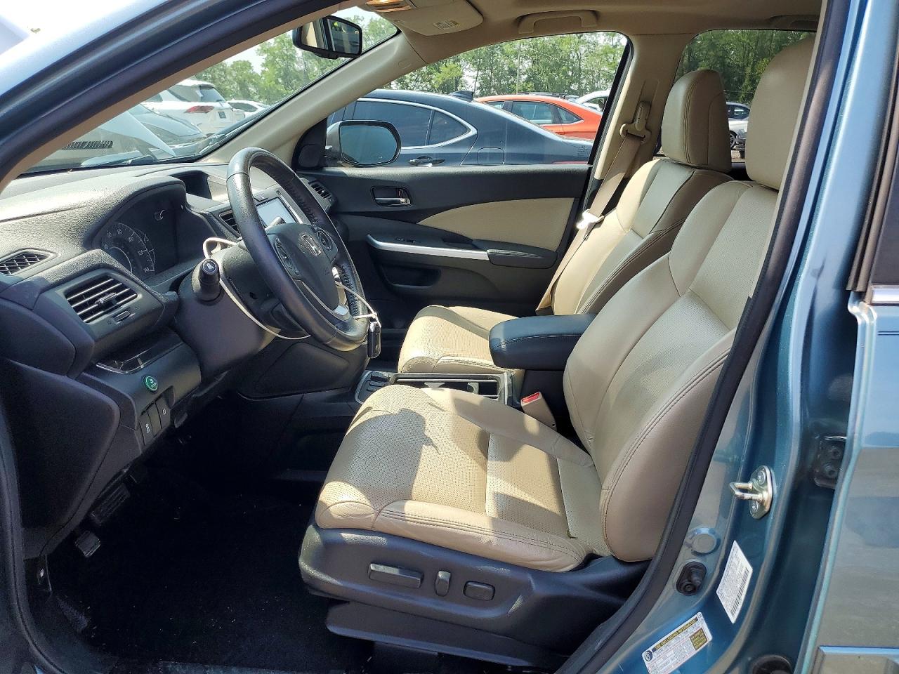 2015 Honda Cr-v Exl Бирюзовый vin: 2HKRM4H71FH609663