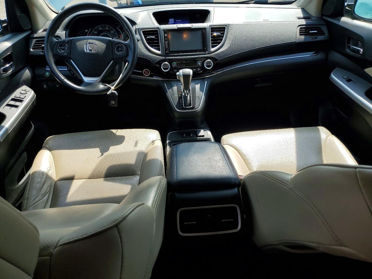 2015 Honda Cr-v Exl Бирюзовый vin: 2HKRM4H71FH609663