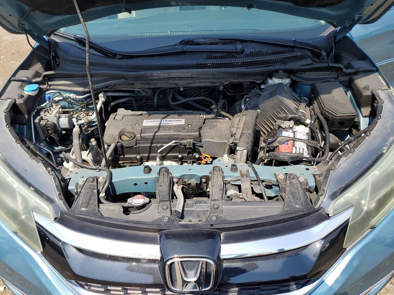 2015 Honda Cr-v Exl Бирюзовый vin: 2HKRM4H71FH609663