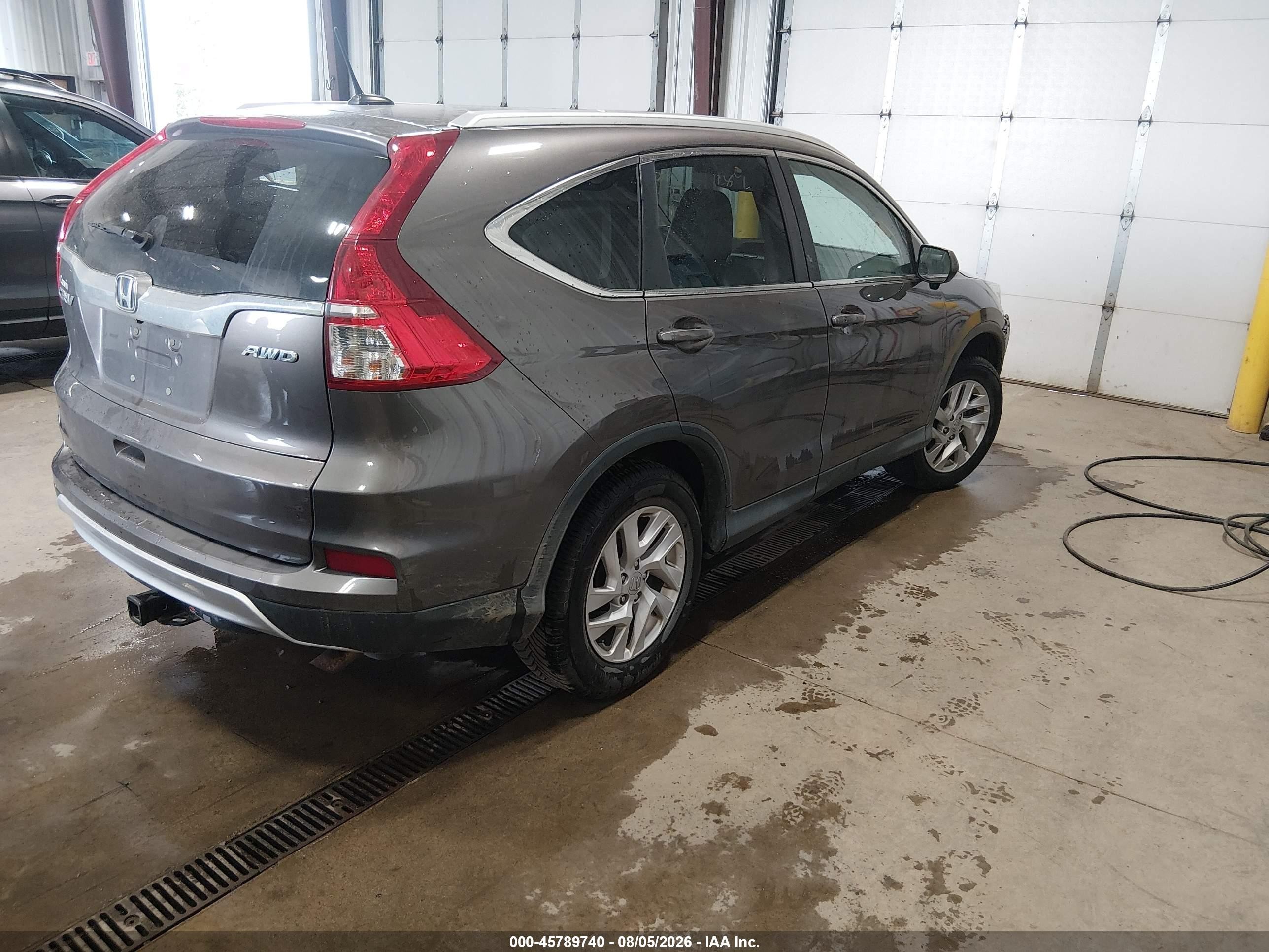 2015 Honda Cr-v Ex-l Brown vin: 2HKRM4H71FH610506
