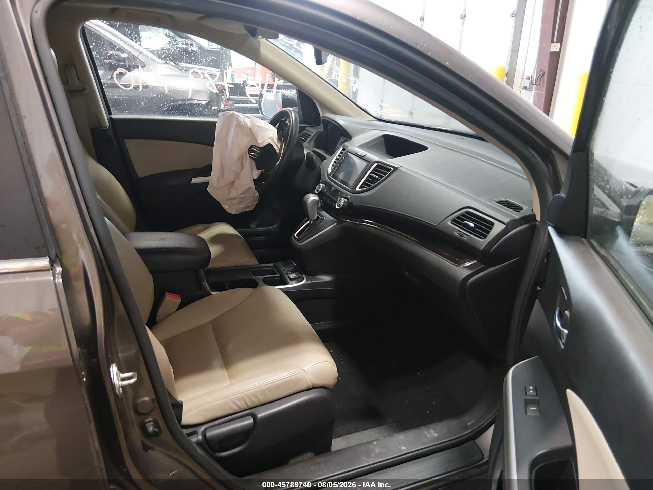 2015 Honda Cr-v Ex-l Brown vin: 2HKRM4H71FH610506