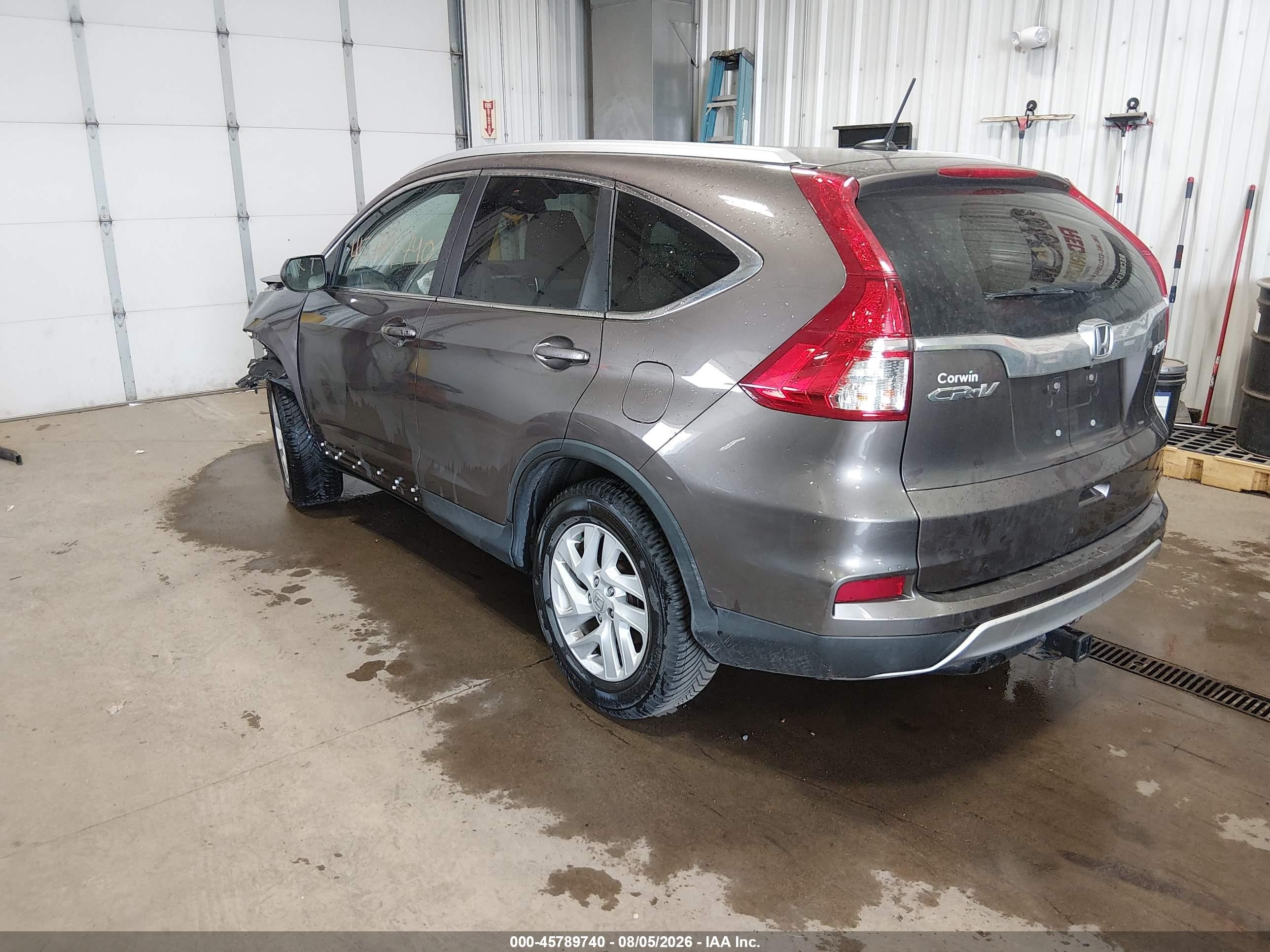 2015 Honda Cr-v Ex-l Brown vin: 2HKRM4H71FH610506