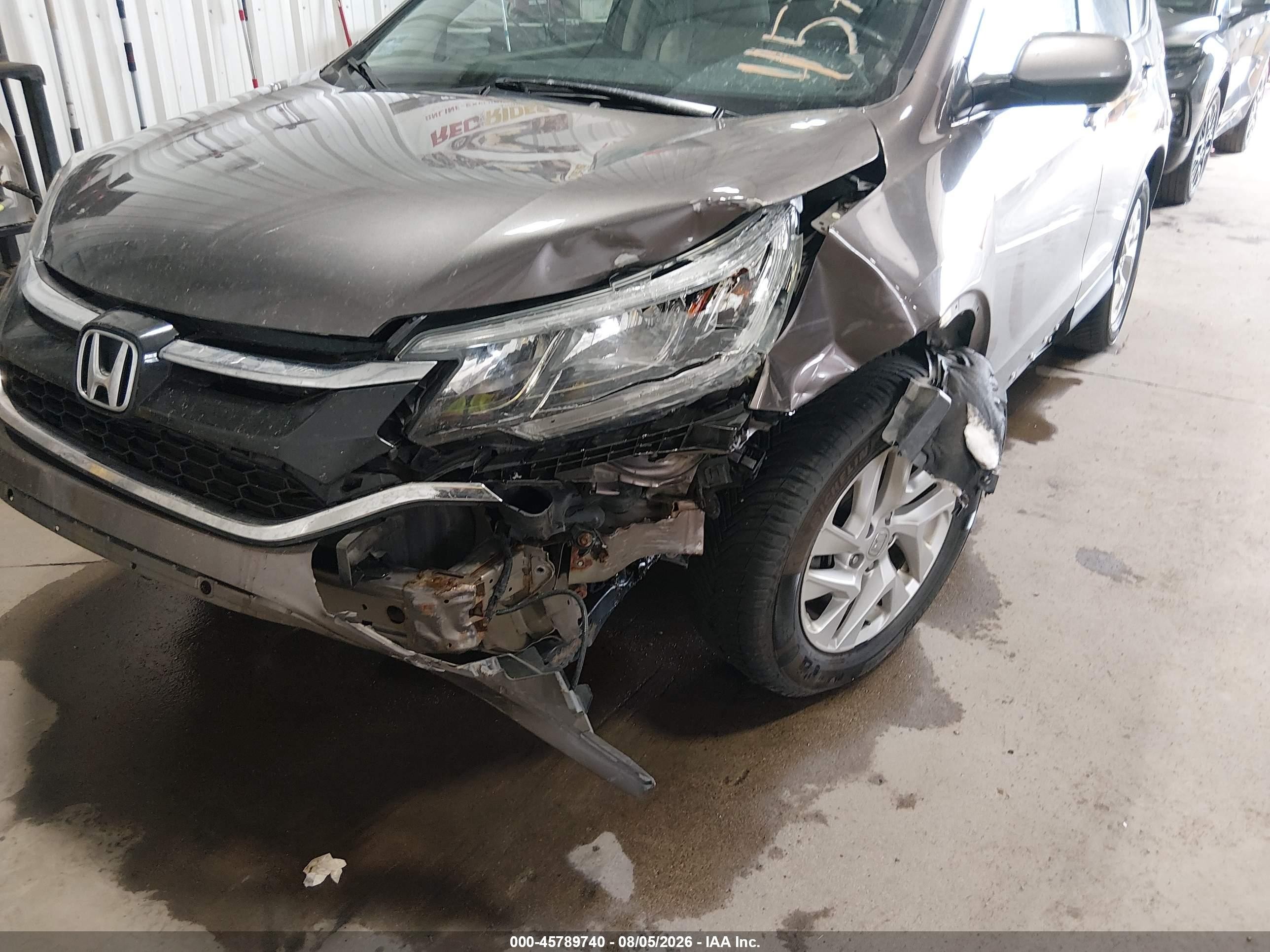 2015 Honda Cr-v Ex-l Brown vin: 2HKRM4H71FH610506