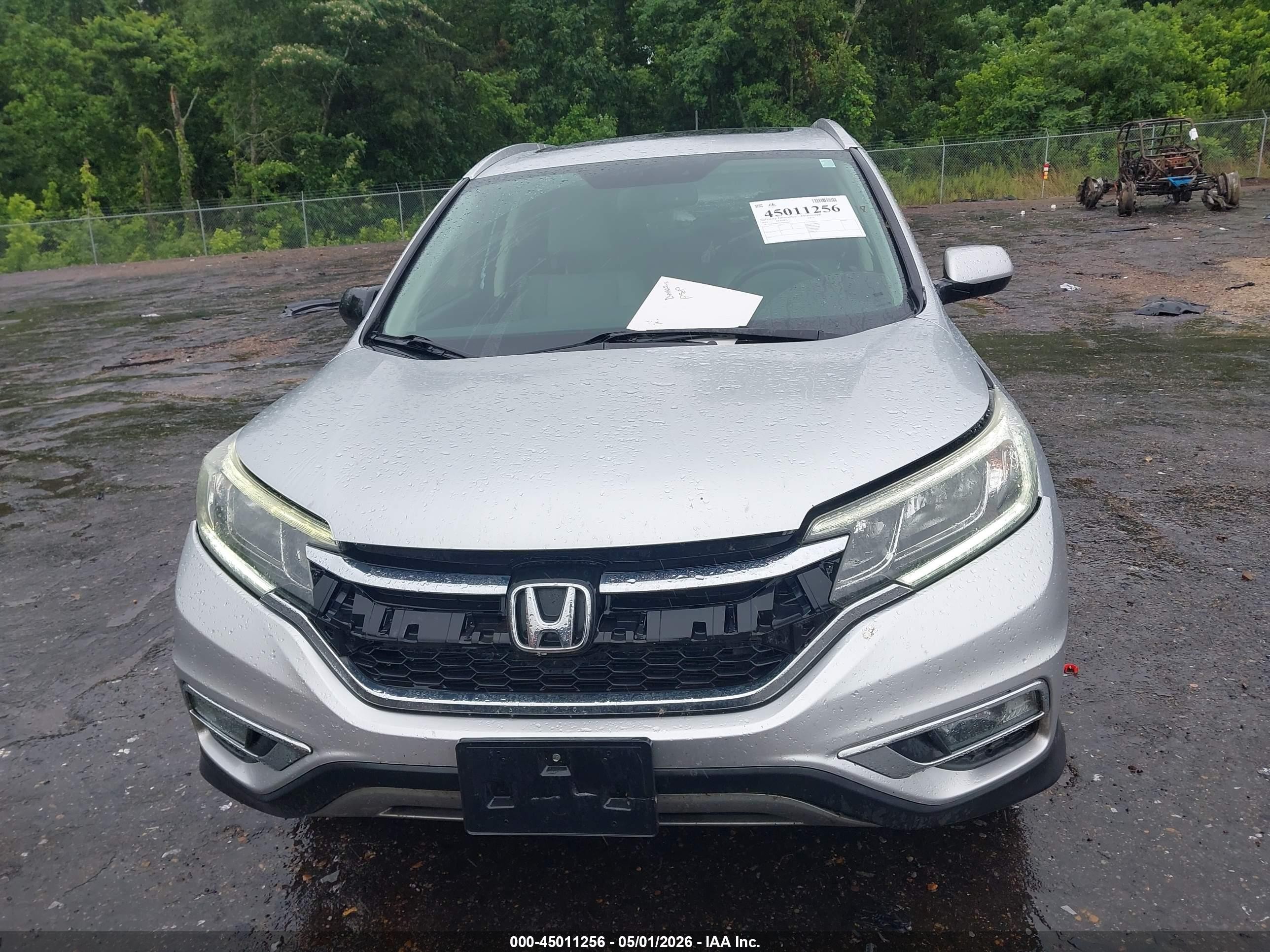 2015 Honda Cr-v Ex-l Silver vin: 2HKRM4H71FH616497
