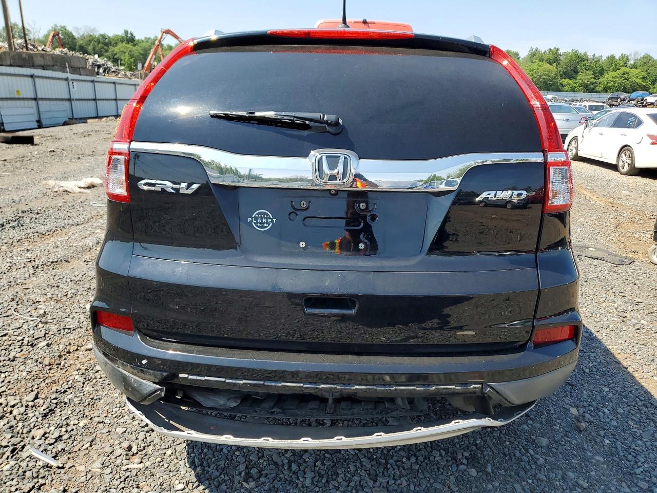 2015 Honda Cr-v Exl Black vin: 2HKRM4H71FH633669