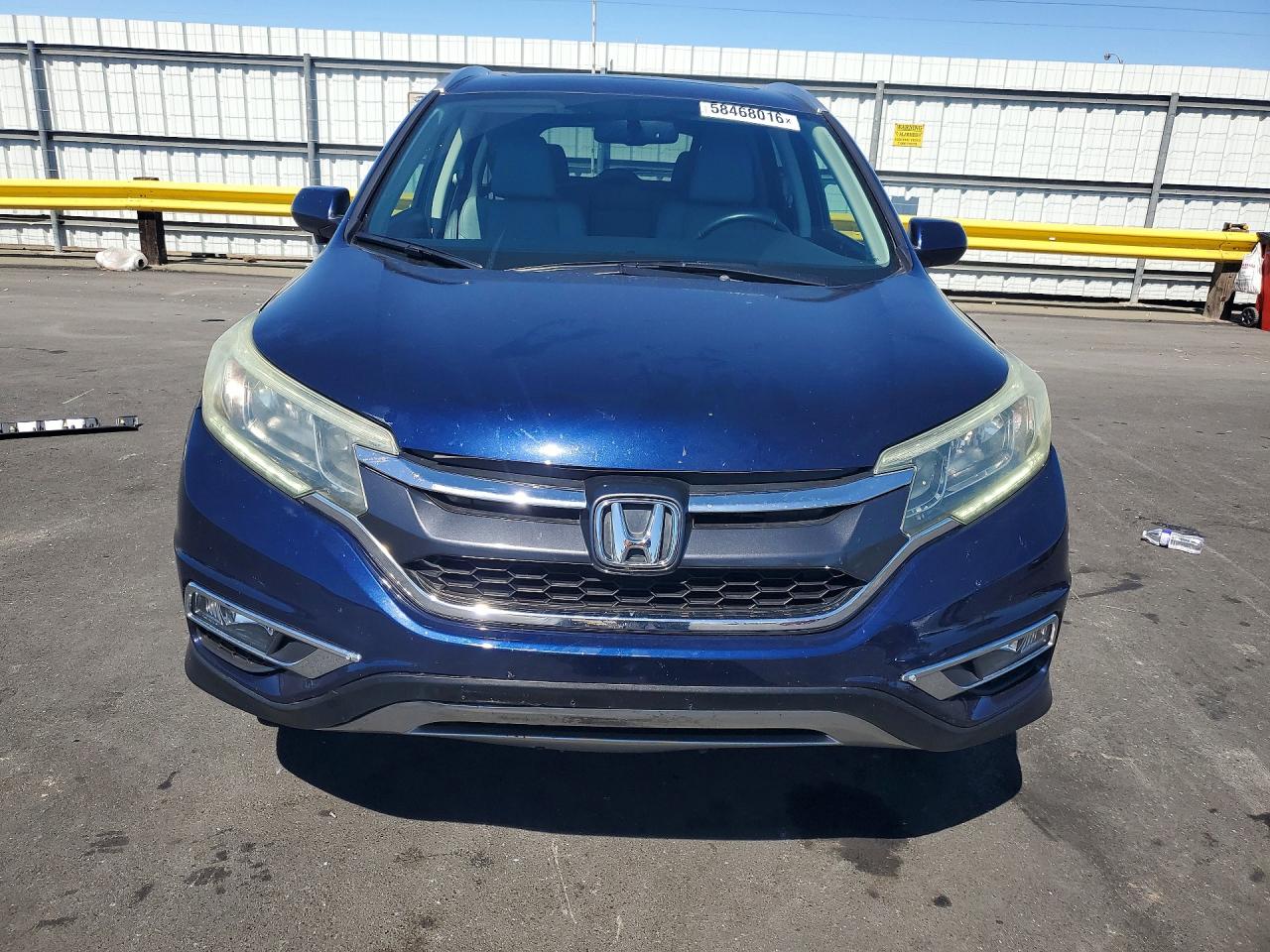 2015 Honda Cr-v Exl Blue vin: 2HKRM4H71FH653145