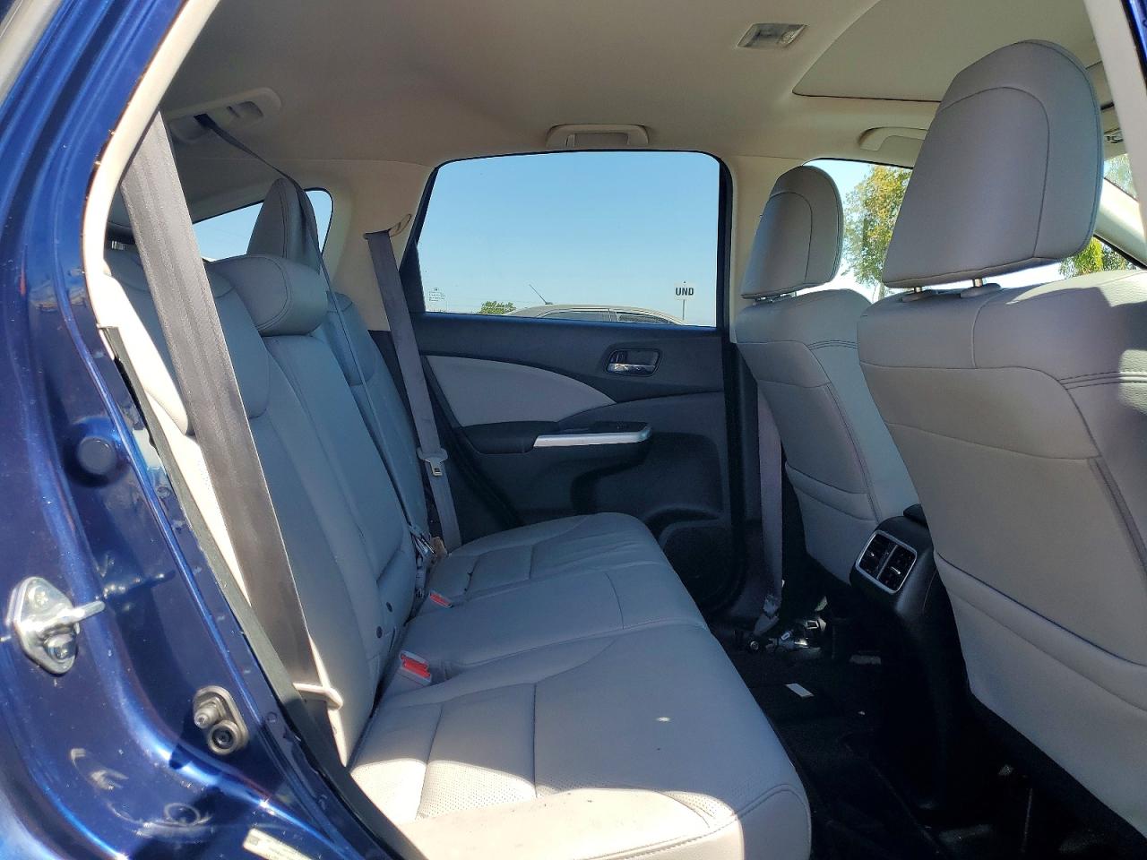 2015 Honda Cr-v Exl Blue vin: 2HKRM4H71FH653145