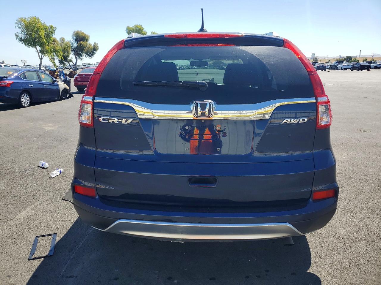 2015 Honda Cr-v Exl Blue vin: 2HKRM4H71FH653145