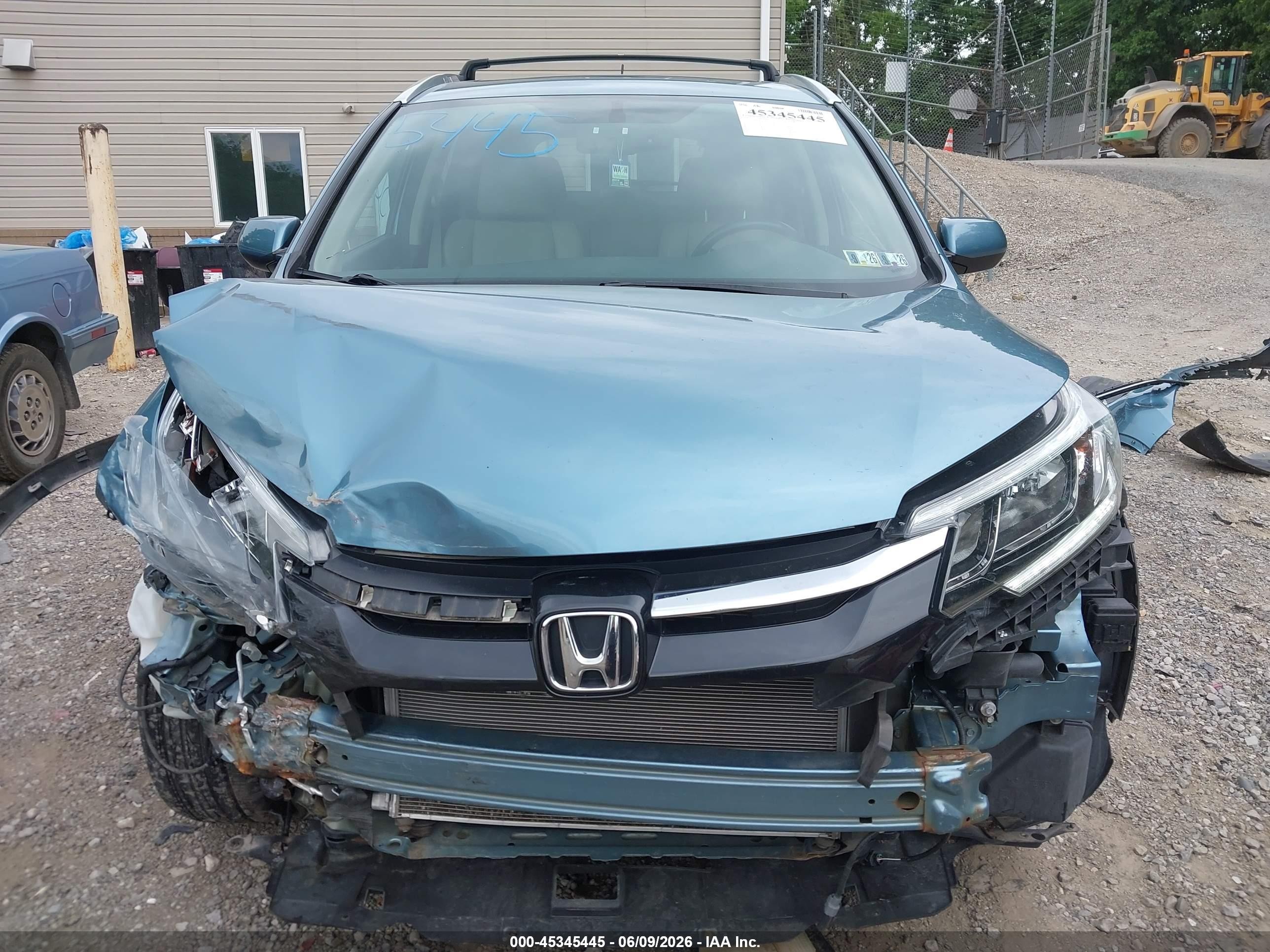 2015 Honda Cr-v Ex-l Синий vin: 2HKRM4H71FH672858