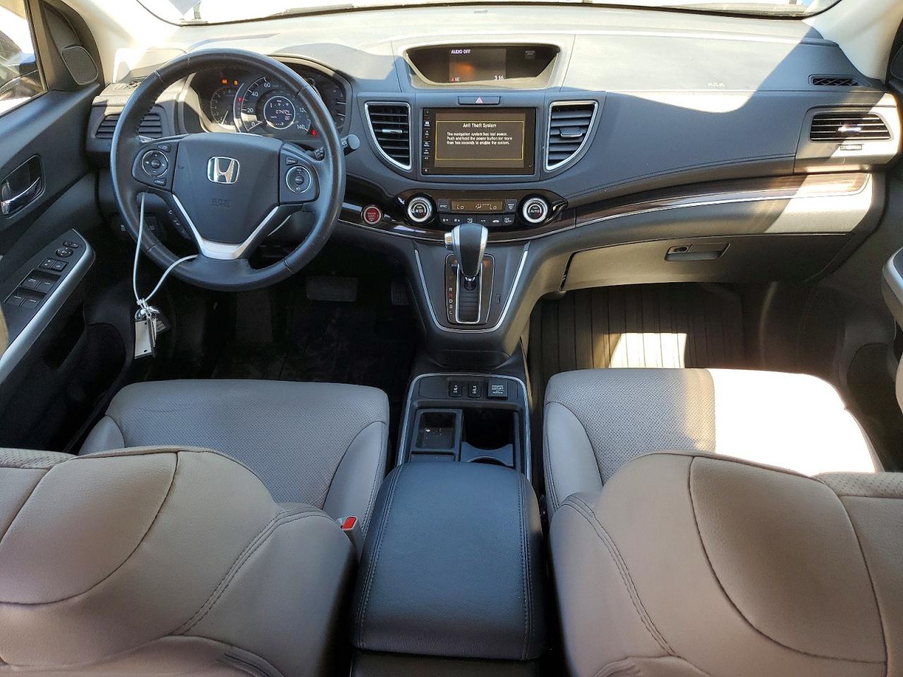 2015 Honda Cr-v Exl Blue vin: 2HKRM4H71FH675095