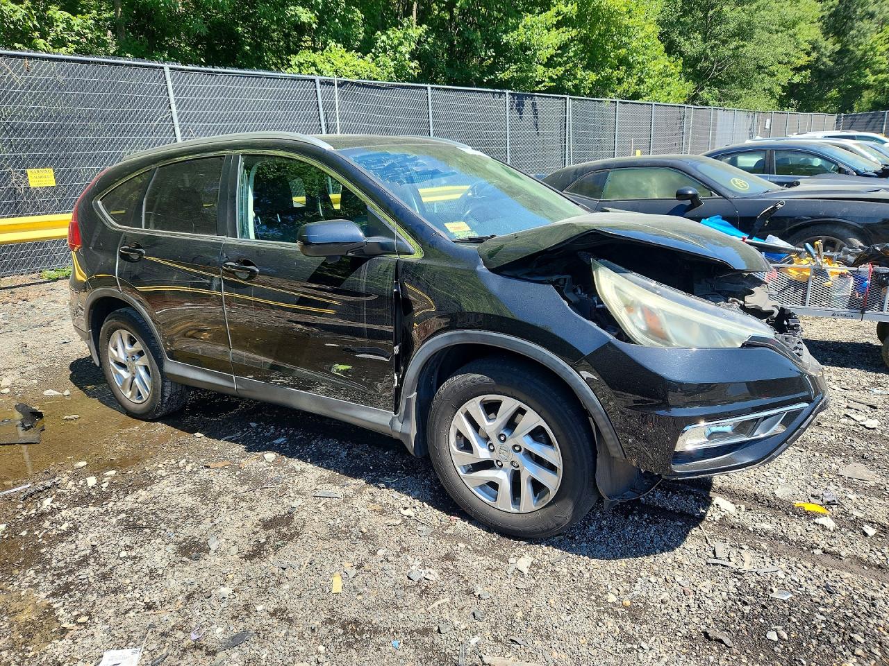 2015 Honda Cr-v Exl Black vin: 2HKRM4H71FH684119