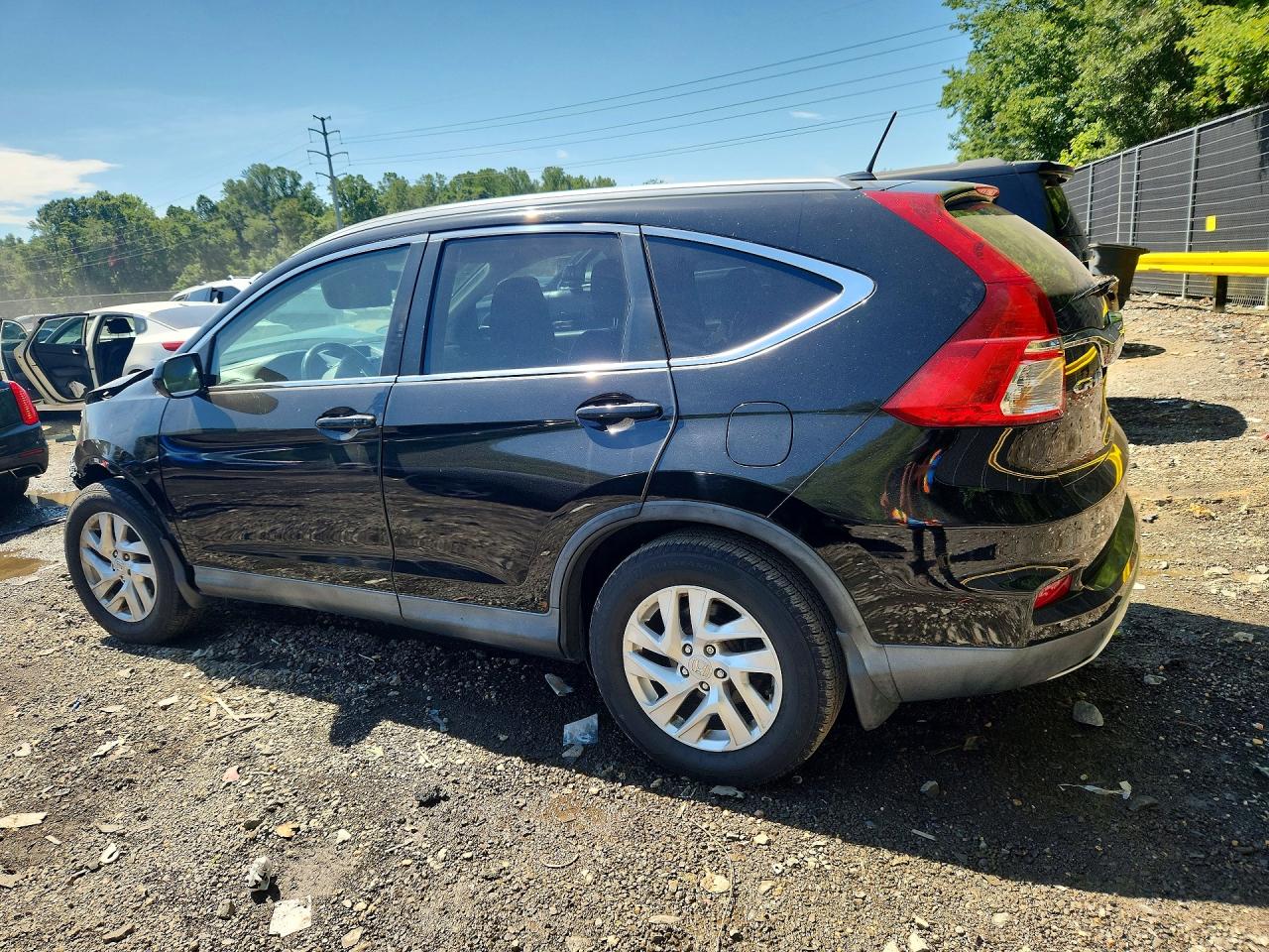 2015 Honda Cr-v Exl Black vin: 2HKRM4H71FH684119