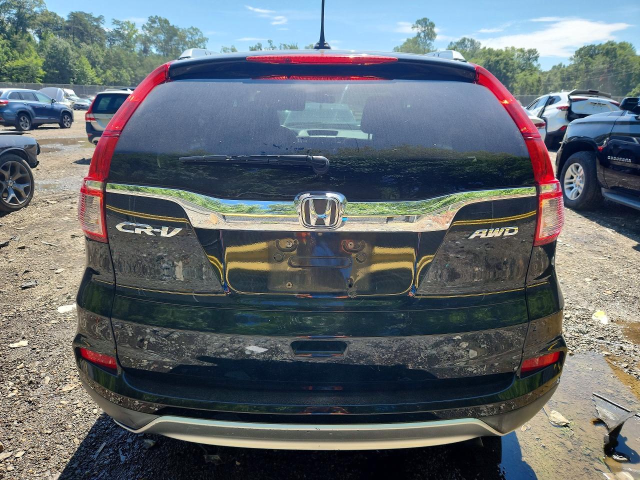 2015 Honda Cr-v Exl Black vin: 2HKRM4H71FH684119