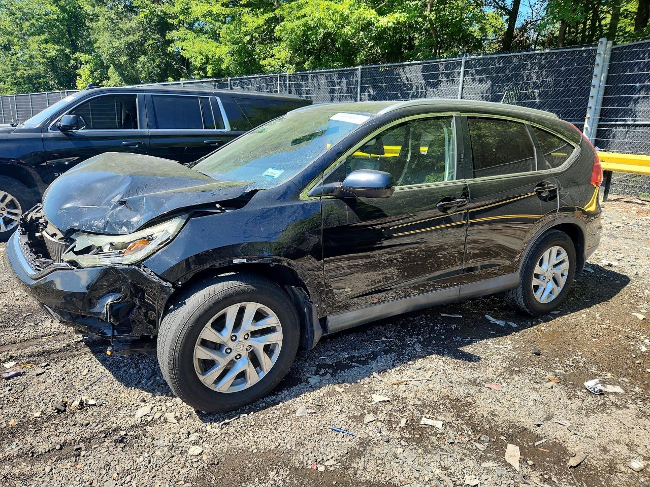 2015 Honda Cr-v Exl Black vin: 2HKRM4H71FH684119