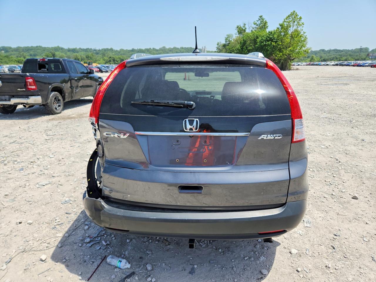 2013 Honda Cr-v Exl Gray vin: 2HKRM4H72DH609720