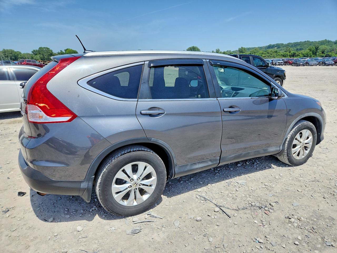 2013 Honda Cr-v Exl Gray vin: 2HKRM4H72DH609720