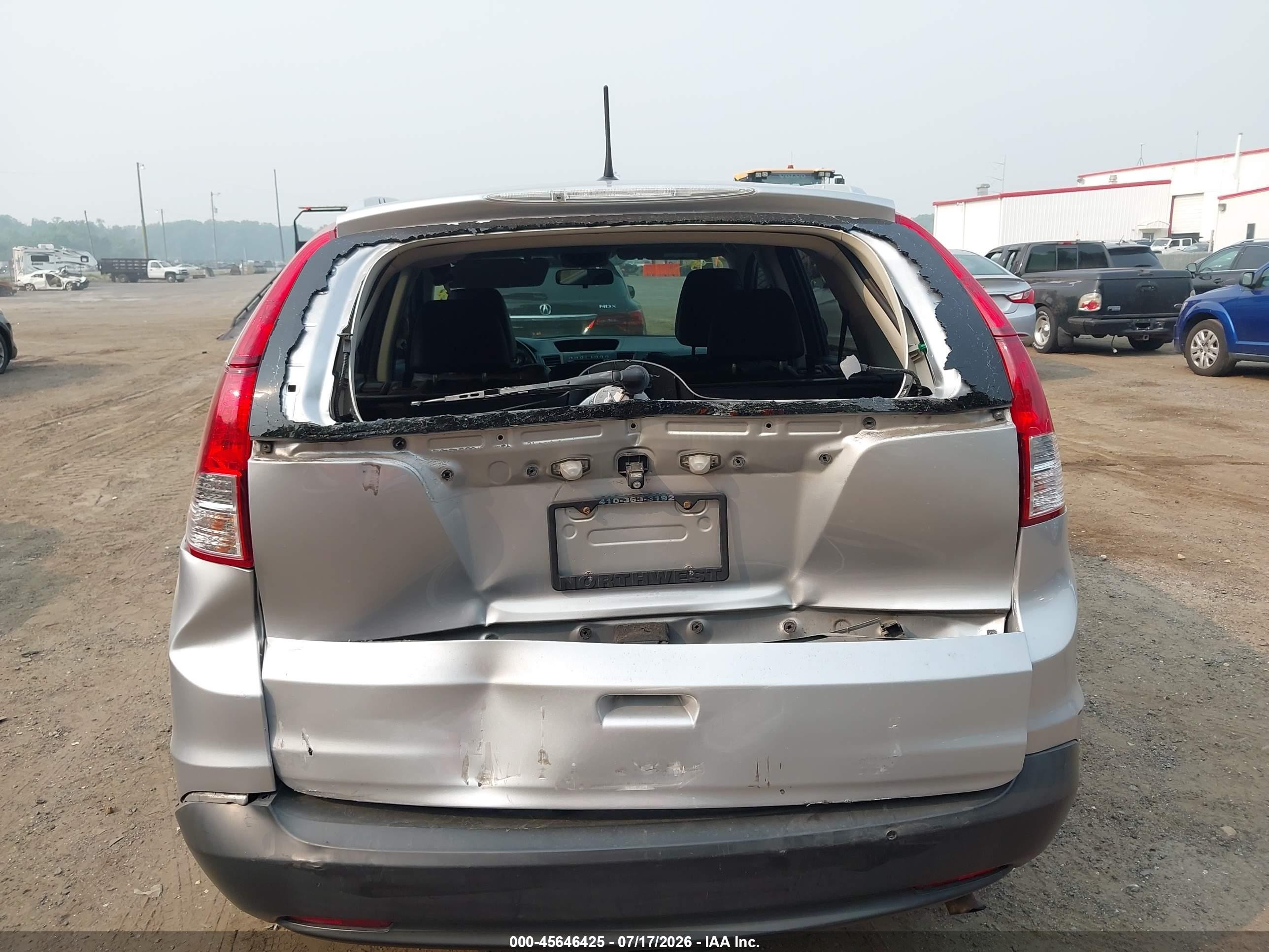 2013 Honda Cr-v Ex-l Silver vin: 2HKRM4H72DH617087