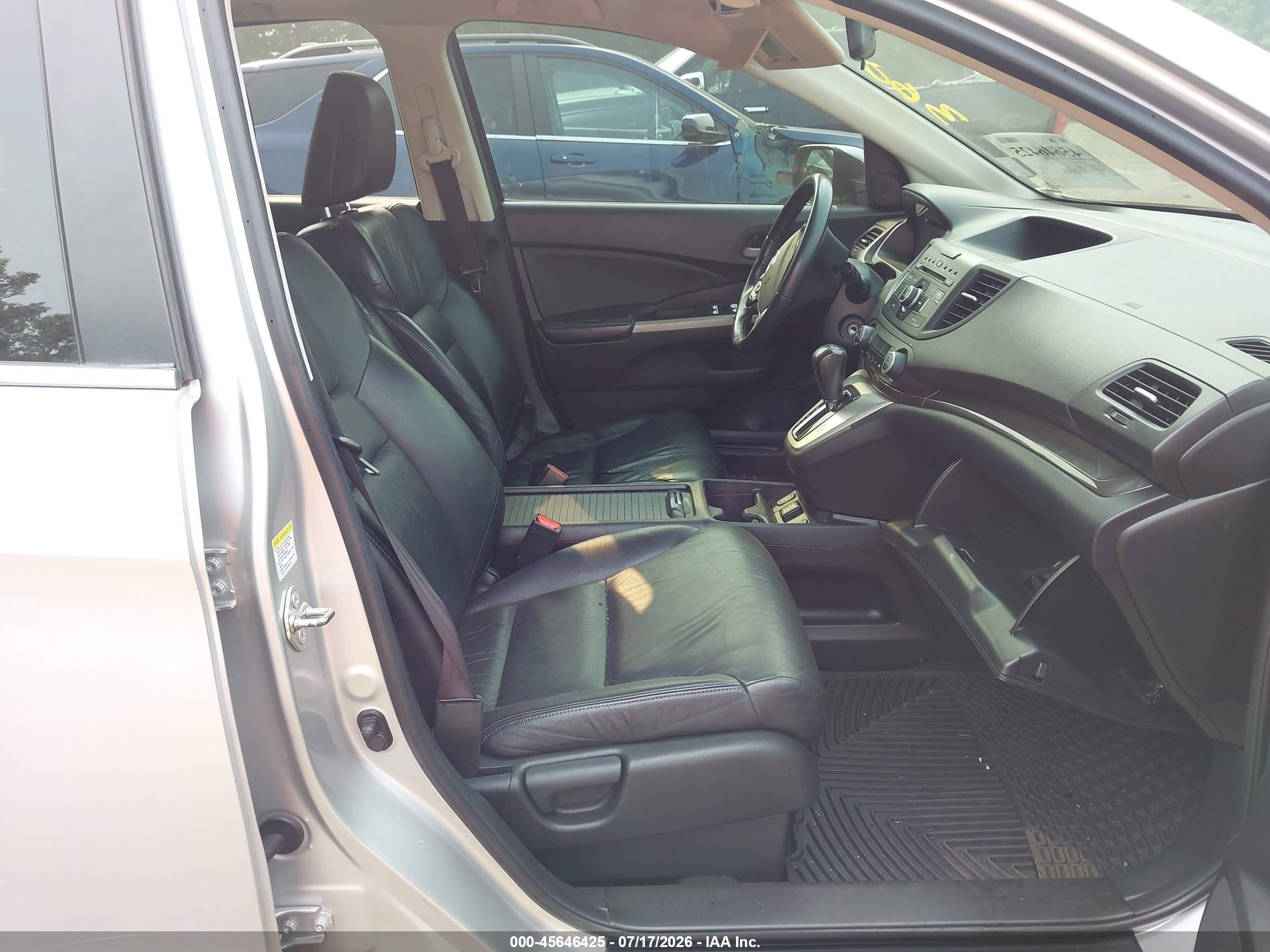 2013 Honda Cr-v Ex-l Silver vin: 2HKRM4H72DH617087