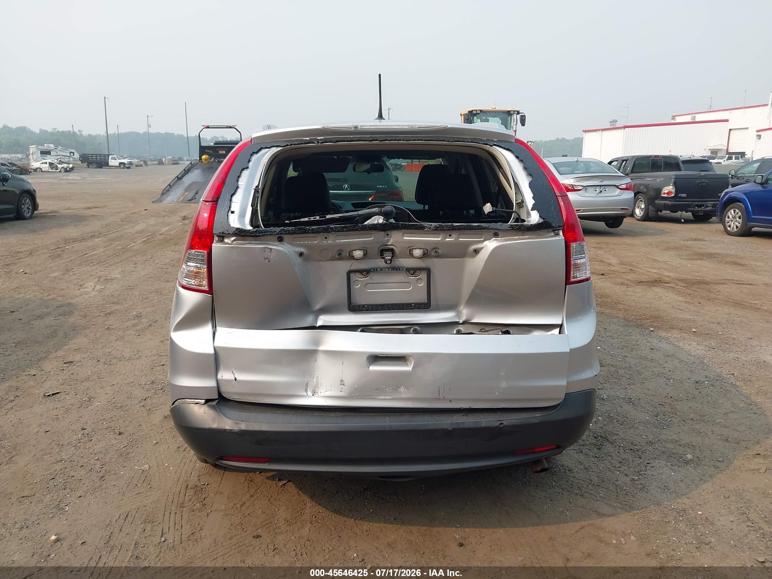 2013 Honda Cr-v Ex-l Silver vin: 2HKRM4H72DH617087