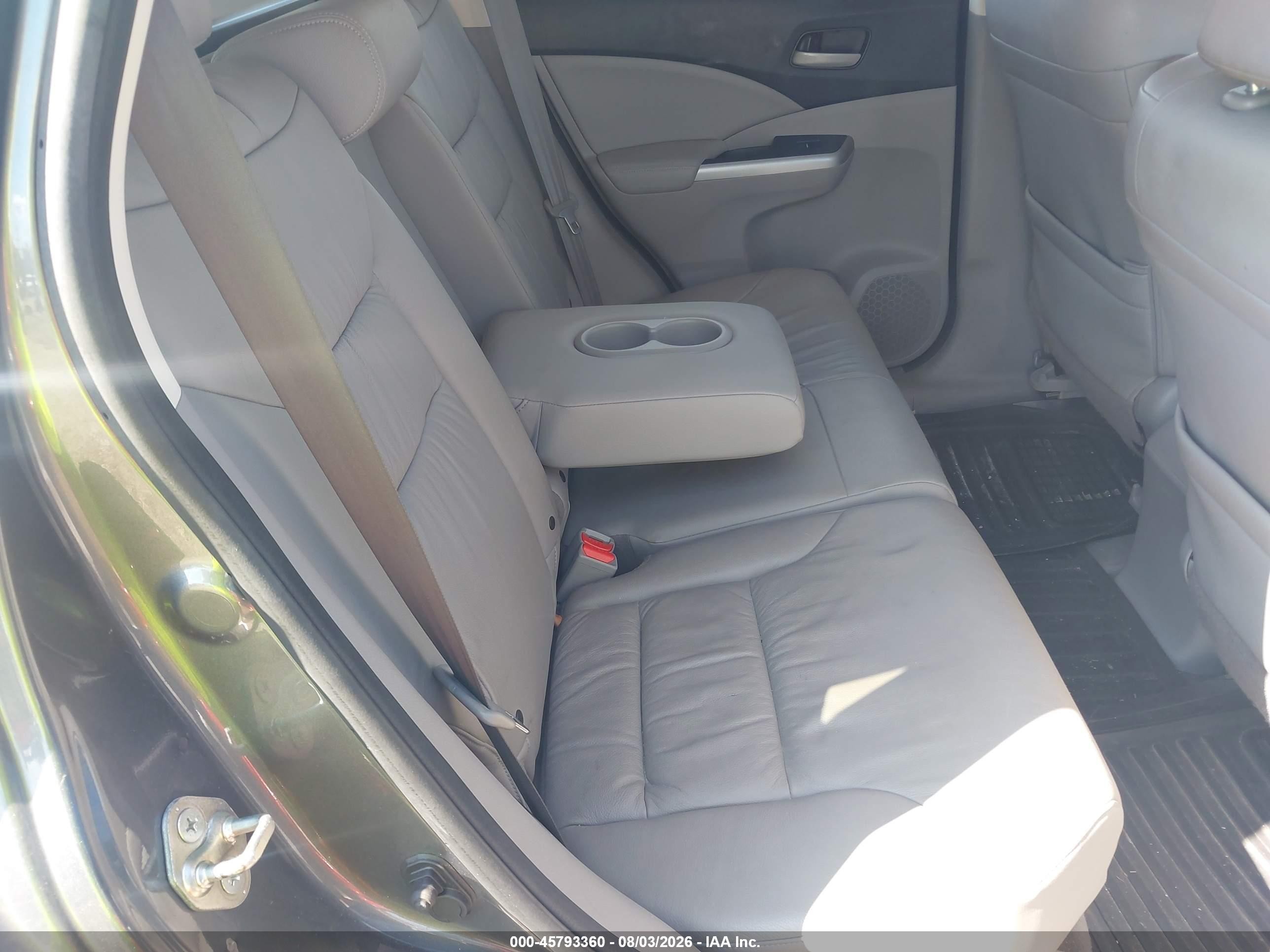 2013 Honda Cr-v Ex-l Gray vin: 2HKRM4H72DH619180