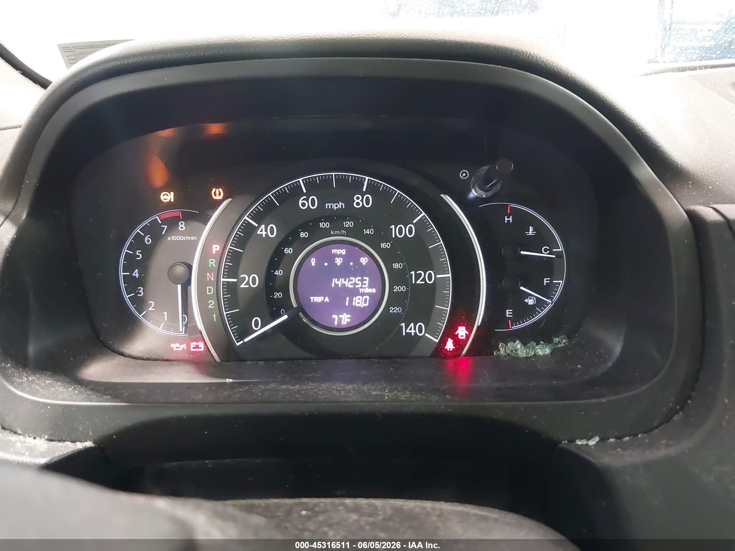 2013 Honda Cr-v Ex-l Gray vin: 2HKRM4H72DH630552