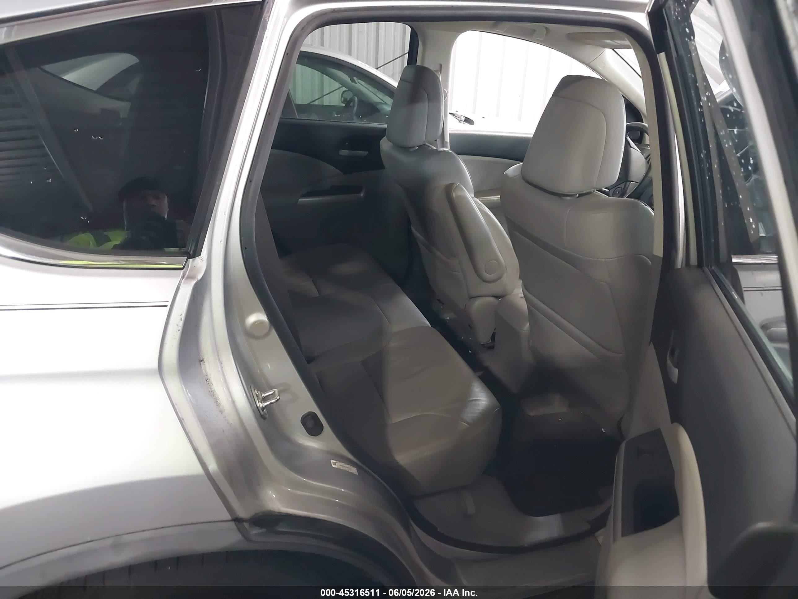 2013 Honda Cr-v Ex-l Gray vin: 2HKRM4H72DH630552