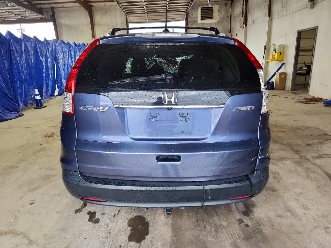 2013 Honda Cr-v Exl Blue vin: 2HKRM4H72DH646850