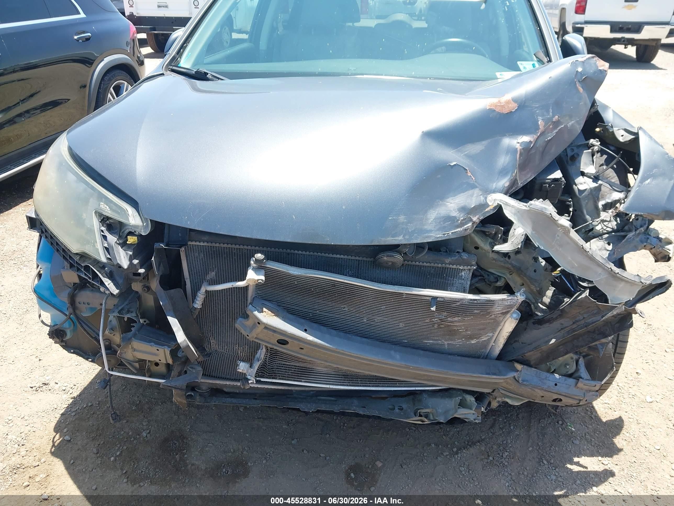 2013 Honda Cr-v Ex-l Серый vin: 2HKRM4H72DH661588