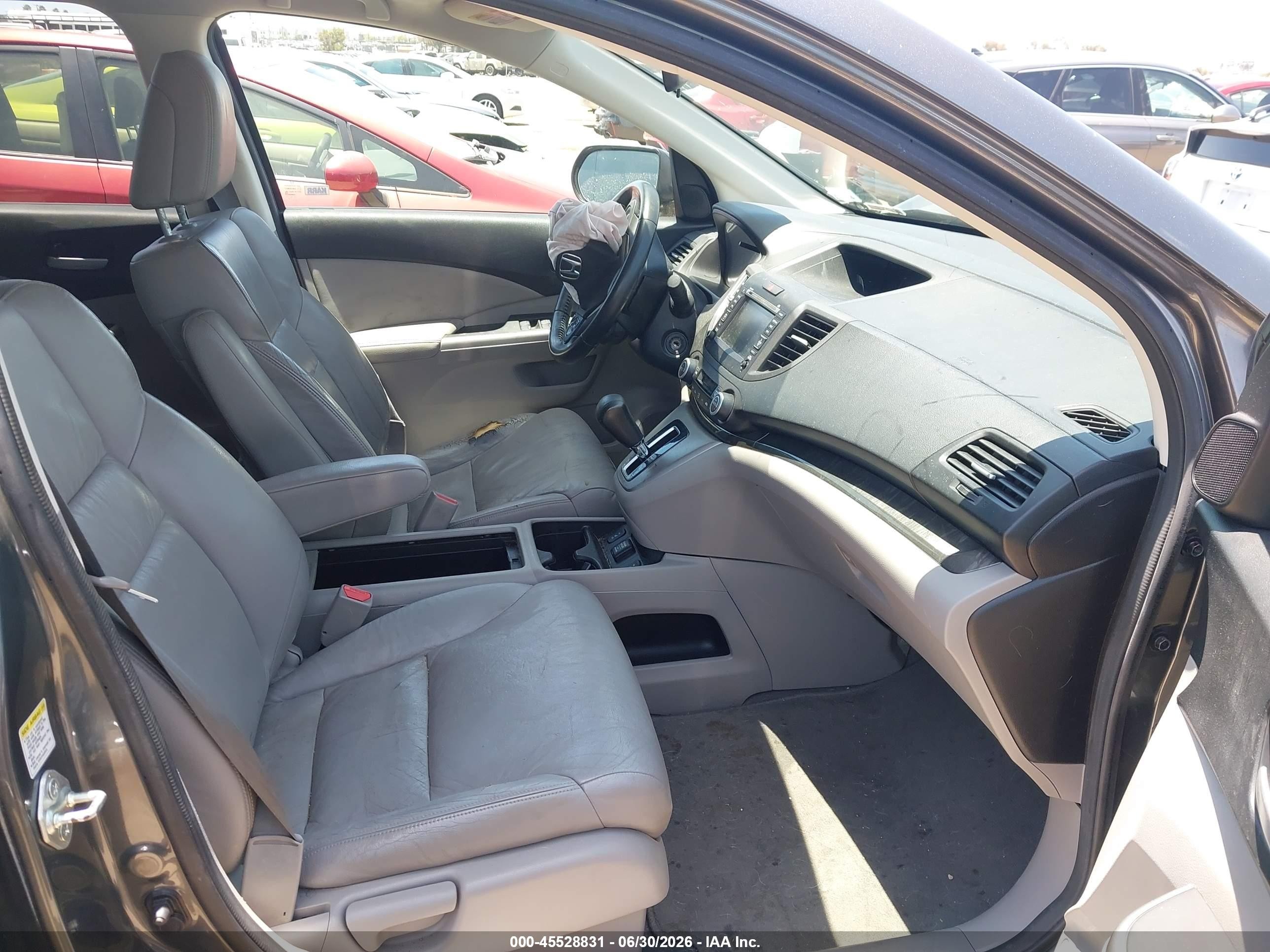 2013 Honda Cr-v Ex-l Серый vin: 2HKRM4H72DH661588