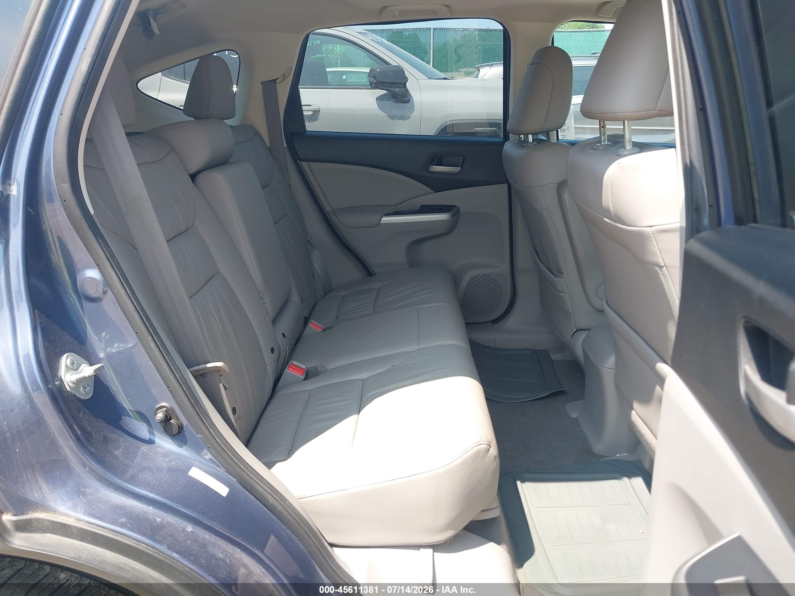 2013 Honda Cr-v Ex-l Blue vin: 2HKRM4H72DH676513