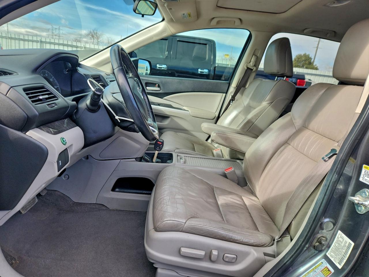 2013 Honda Cr-v Exl Gray vin: 2HKRM4H72DH677189