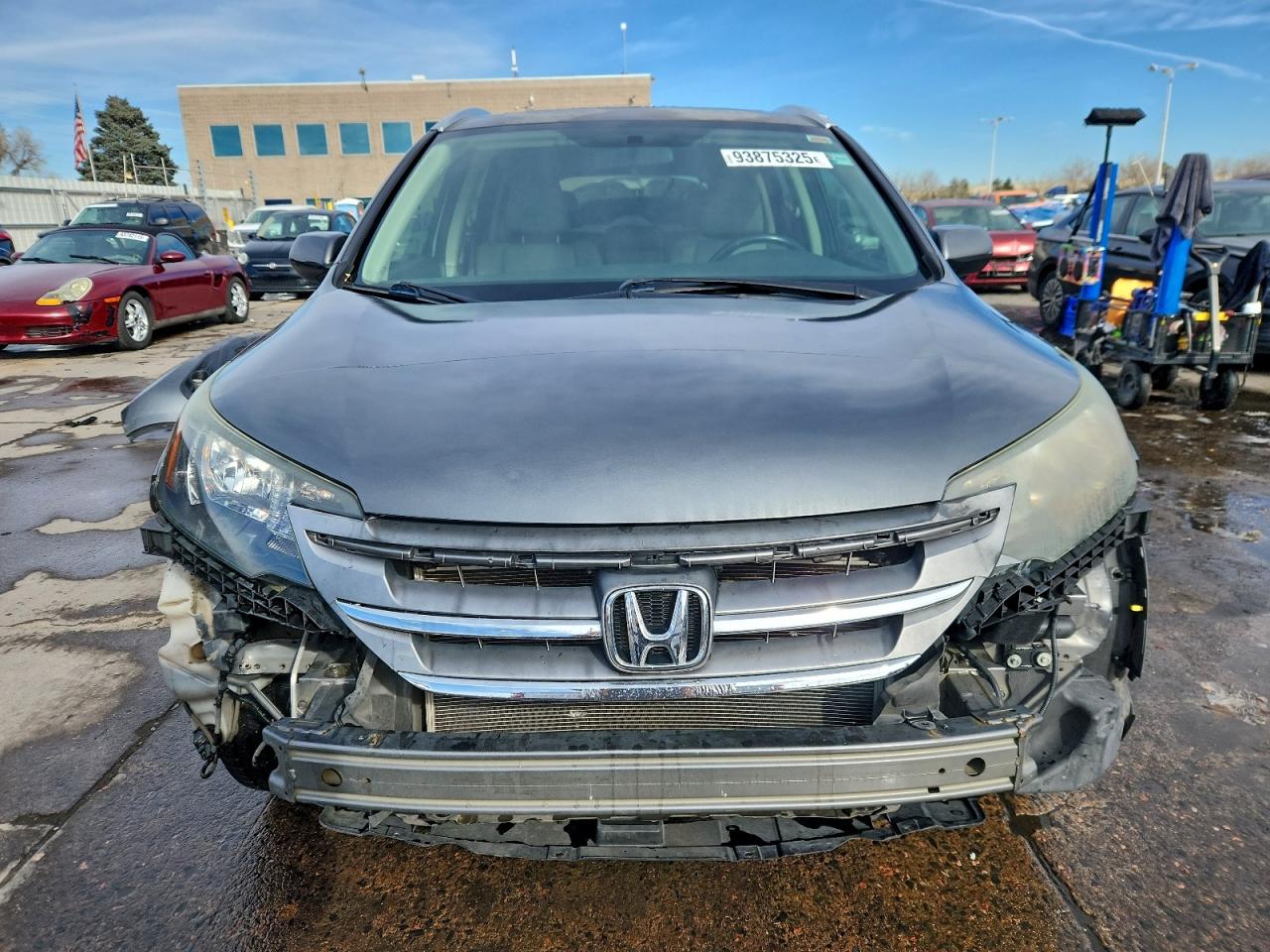 2013 Honda Cr-v Exl Gray vin: 2HKRM4H72DH677189