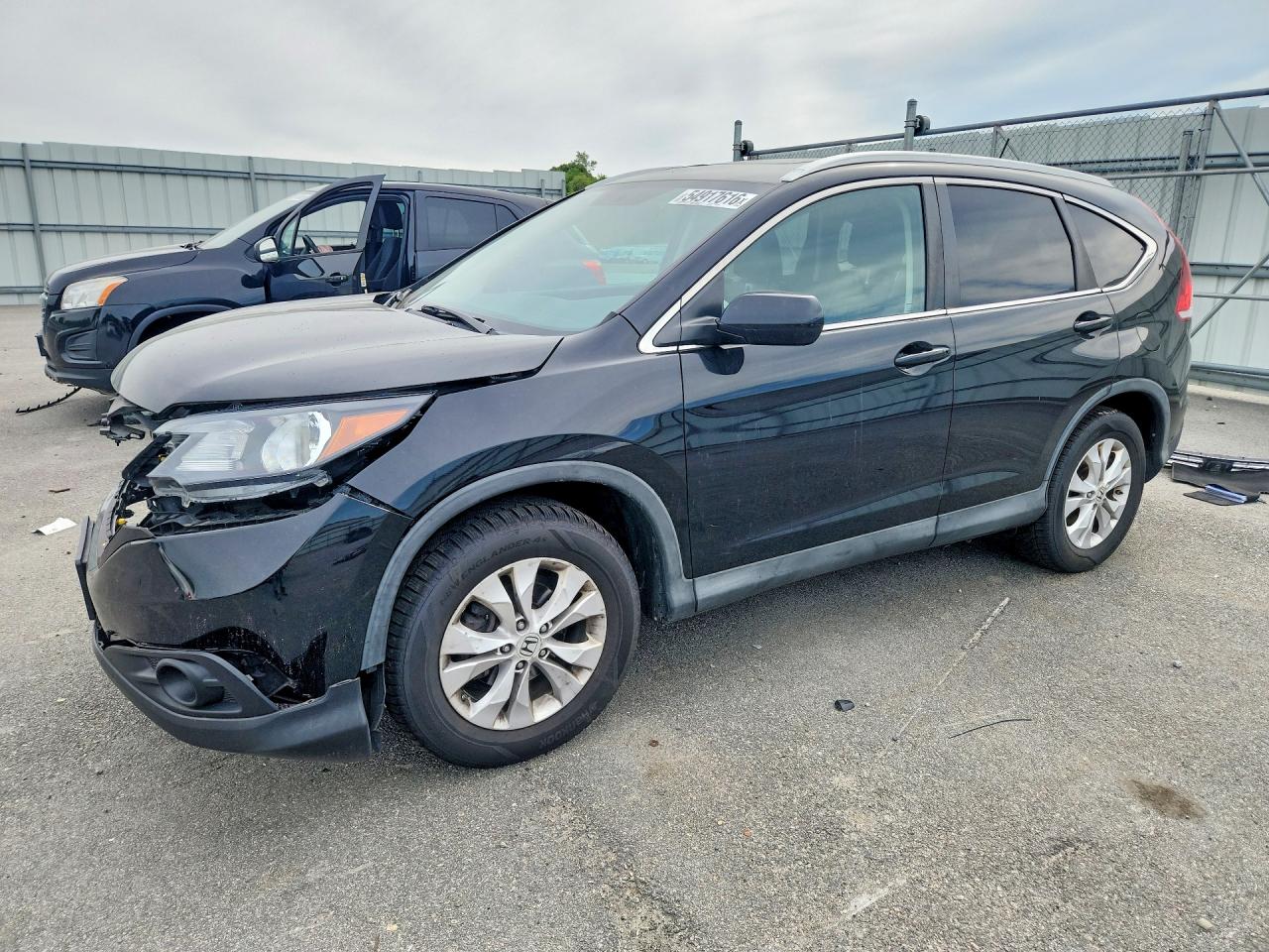2013 Honda Cr-v Exl Black vin: 2HKRM4H72DH684756