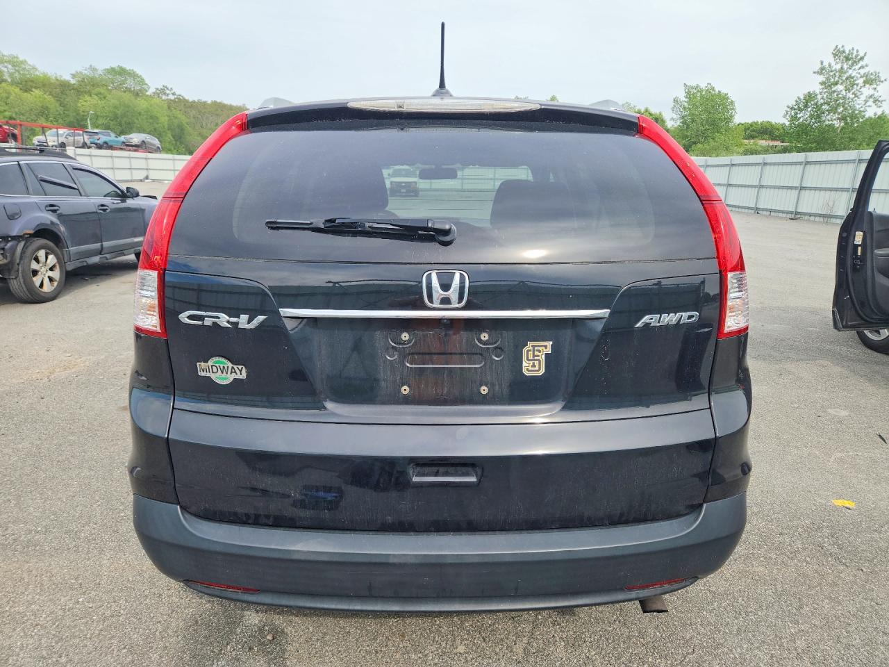 2013 Honda Cr-v Exl Black vin: 2HKRM4H72DH684756