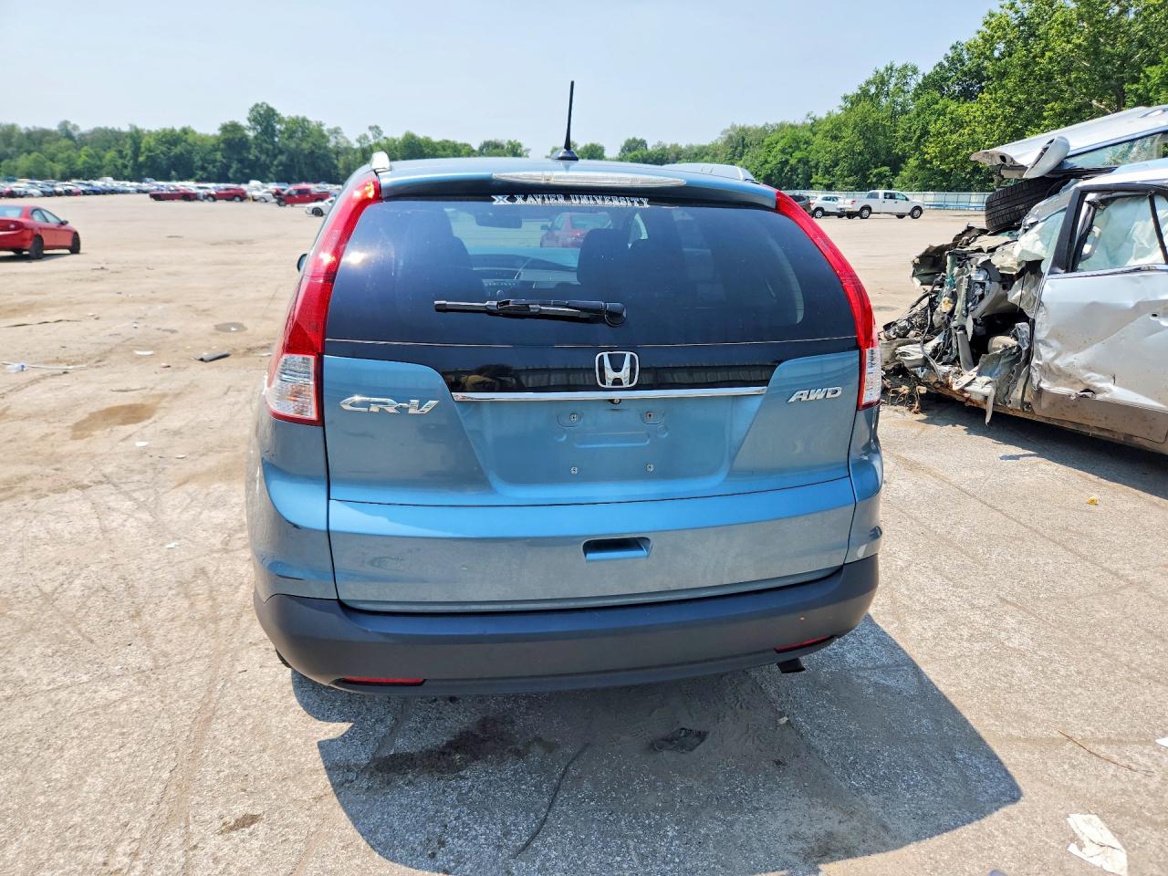 2013 Honda Cr-v Exl Blue vin: 2HKRM4H72DH689259