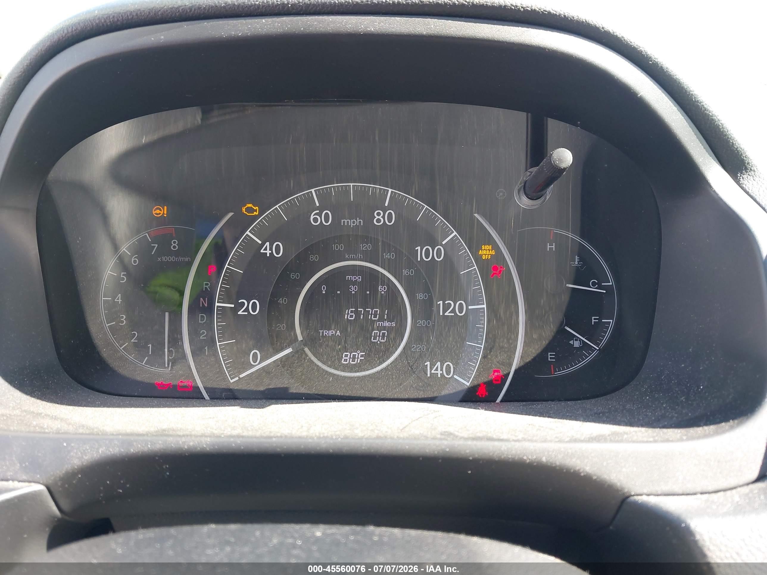 2013 Honda Cr-v Ex-l Серый vin: 2HKRM4H72DH694493