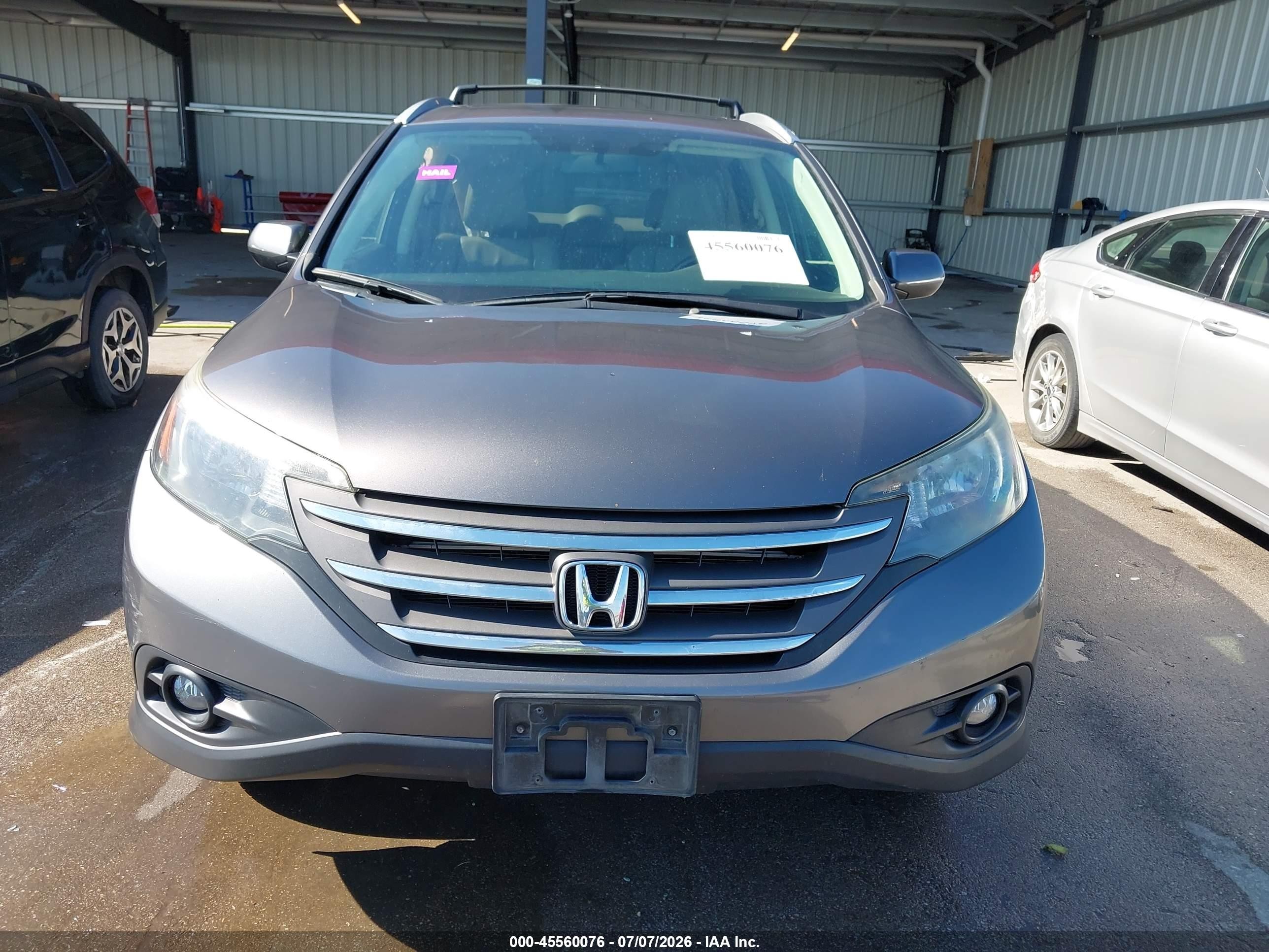 2013 Honda Cr-v Ex-l Серый vin: 2HKRM4H72DH694493