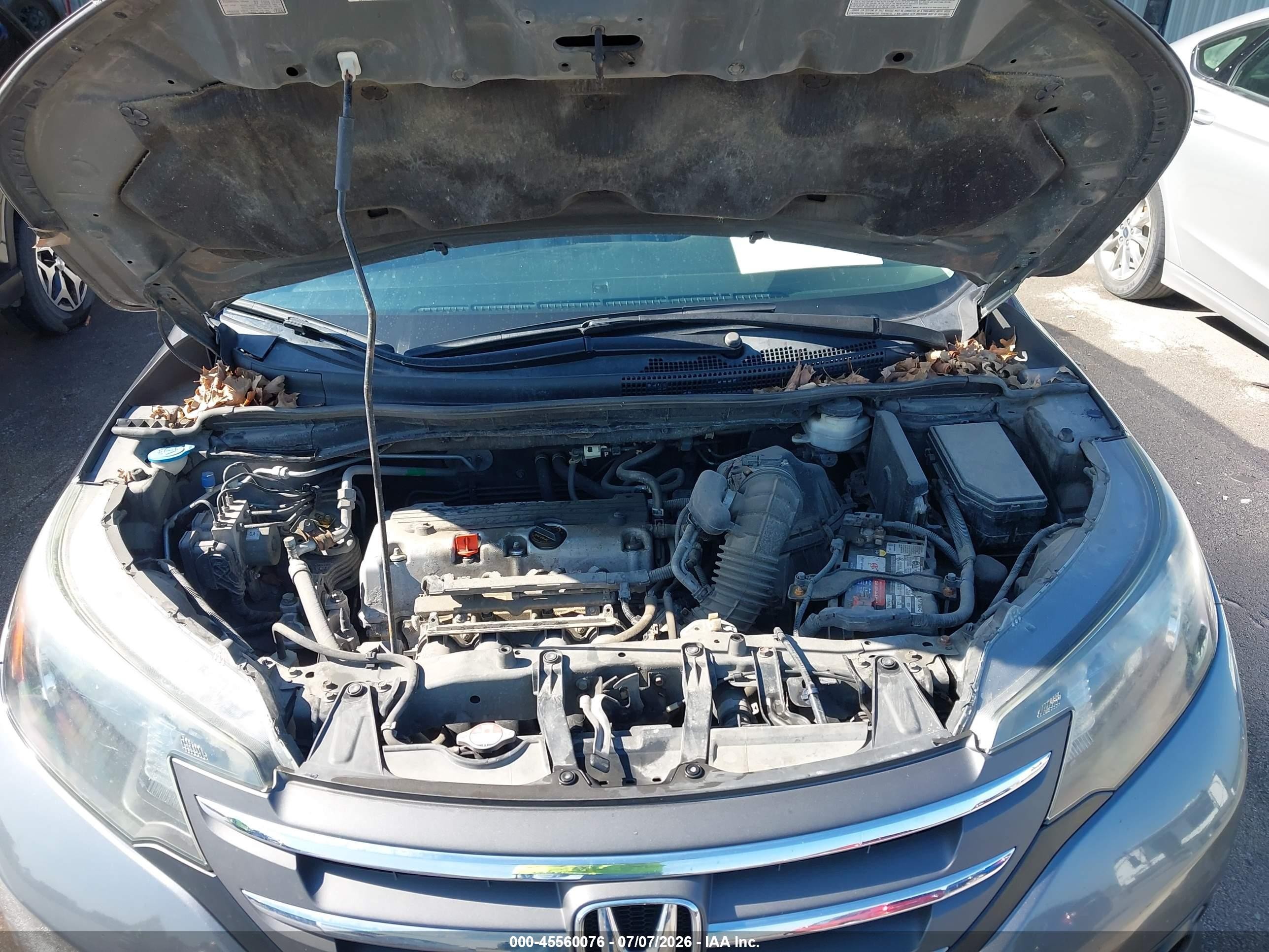 2013 Honda Cr-v Ex-l Серый vin: 2HKRM4H72DH694493