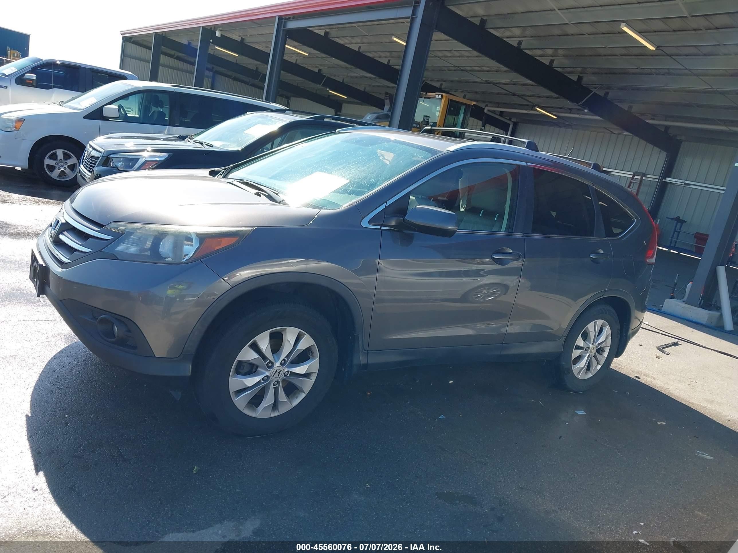2013 Honda Cr-v Ex-l Серый vin: 2HKRM4H72DH694493